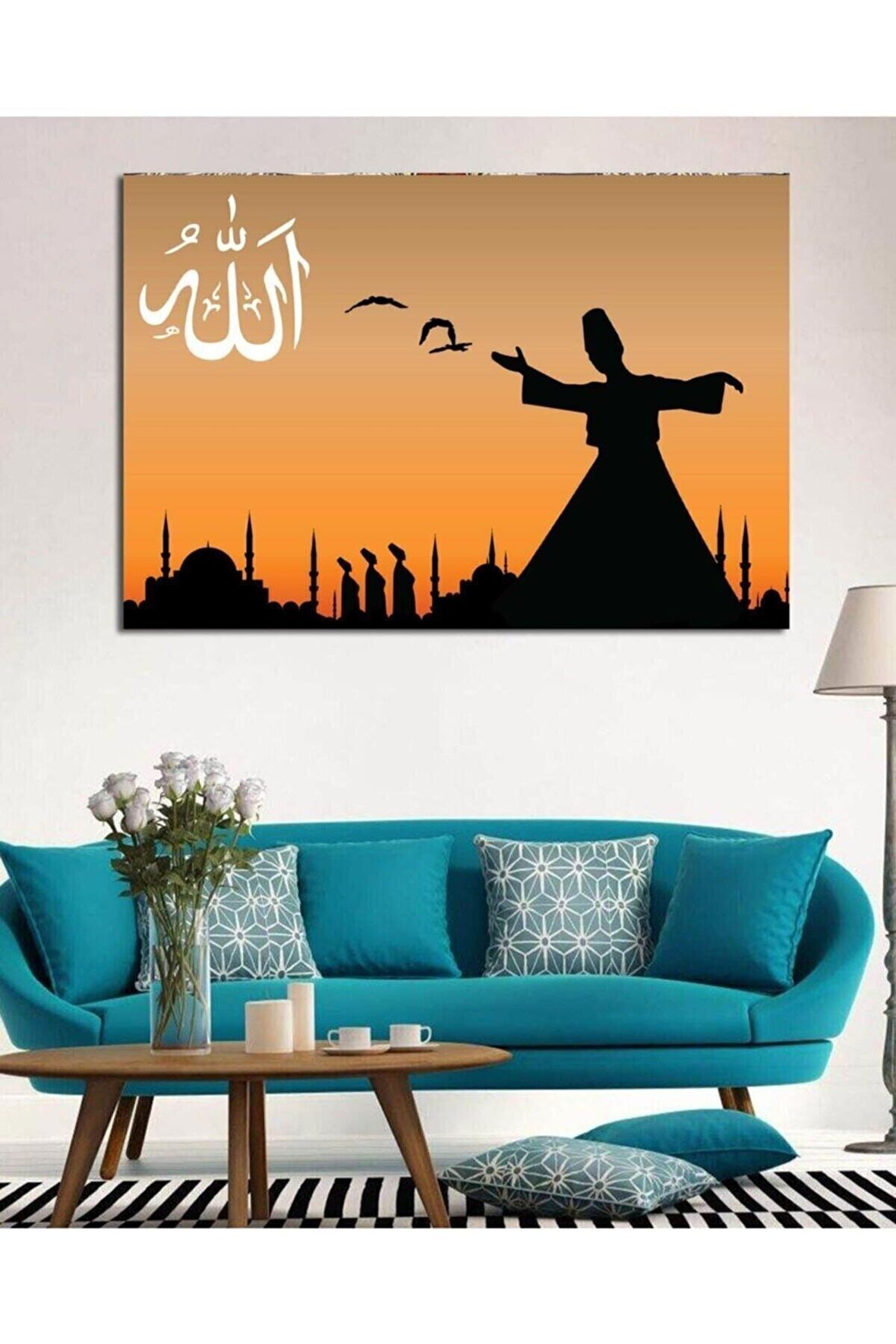 Mevlana Dansı Kanvas Tablo
