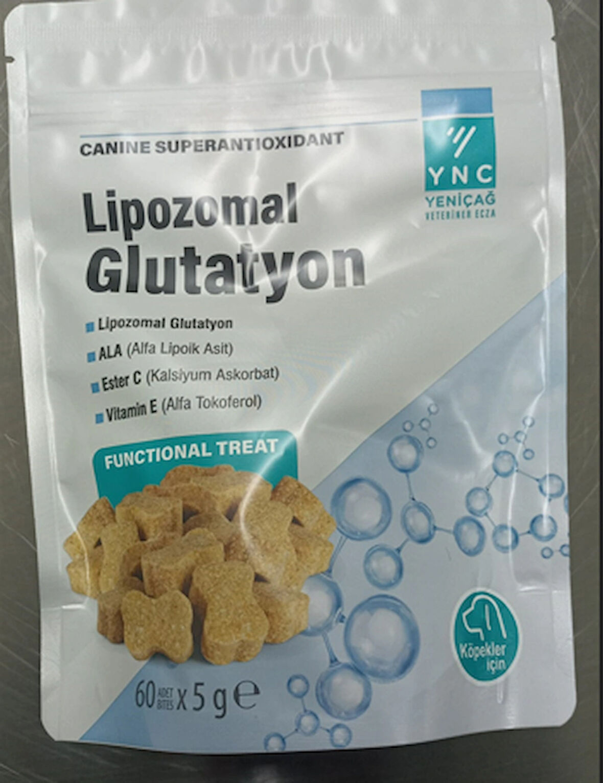 Ync Canine Superantioxidant Lipozomal Glutatyon Köpek Bağışıklık Güçlendirici 60 x 5gr