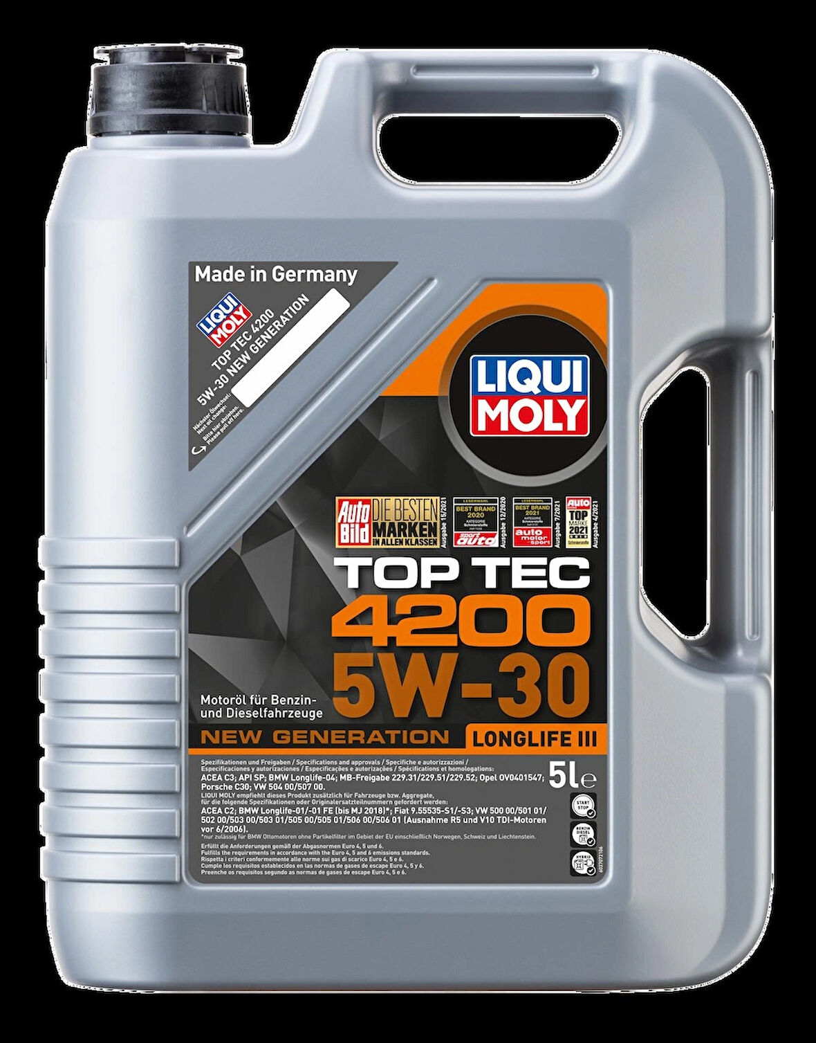 Liqui Moly TopTec 4200 5W-30 5Litre Motor Yağı (2024 Üretim)