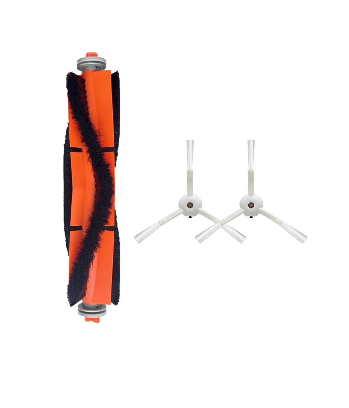 Xiaomi Mop 2 Lite (MJSTL) Uyumlu Yedek Ana Fırça ve Yan Fırça-3 Parça