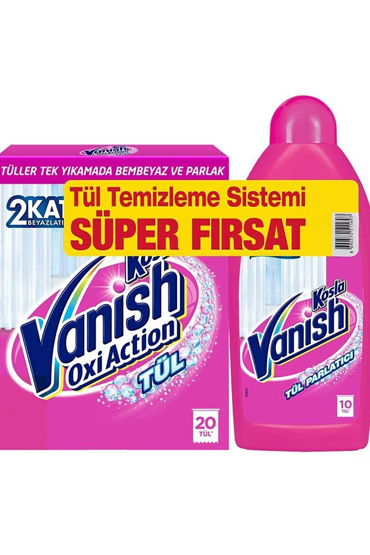 VANİSH Marka: Kosla Tül Beyazlatıcı 450 G Gold + Tül Parlatıcı 450 Ml 8690570511697 