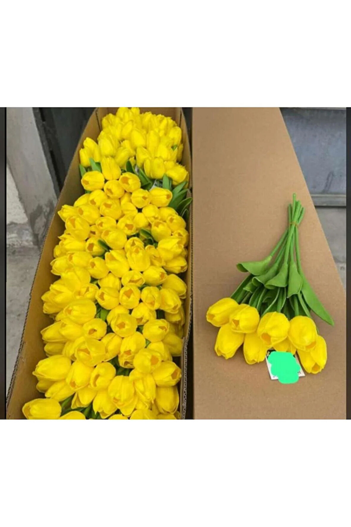 6lı vazoya koymalık sarı lale