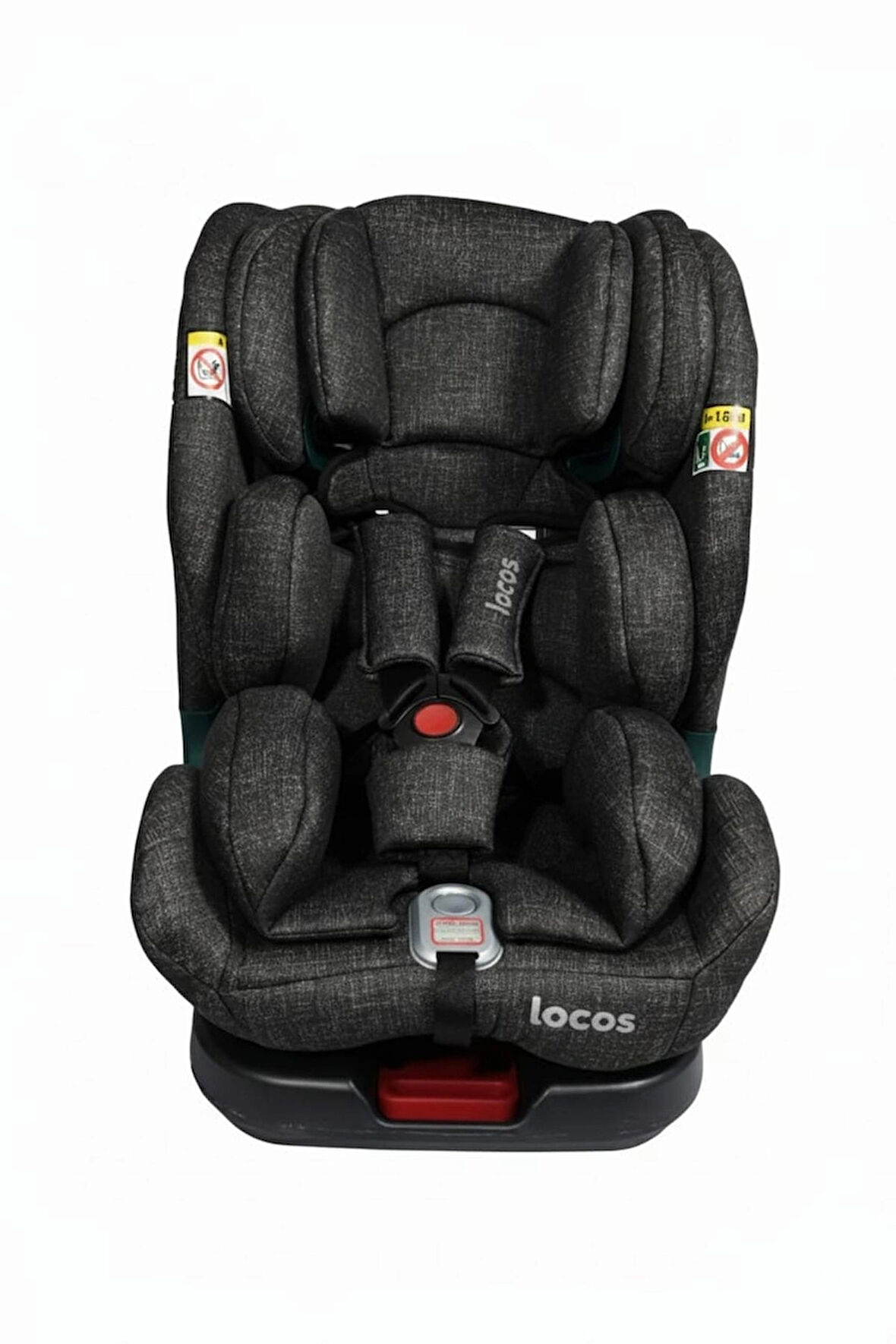 locos 0-36 kg 360 Derece Dönebilen İsofixli Çocuk Oto Koltuğu Siyah