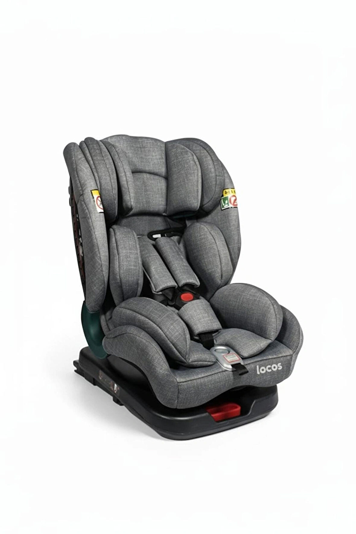0-36 kg 360 Derece Dönebilen İsofixli Çocuk Oto Koltuğu Gri