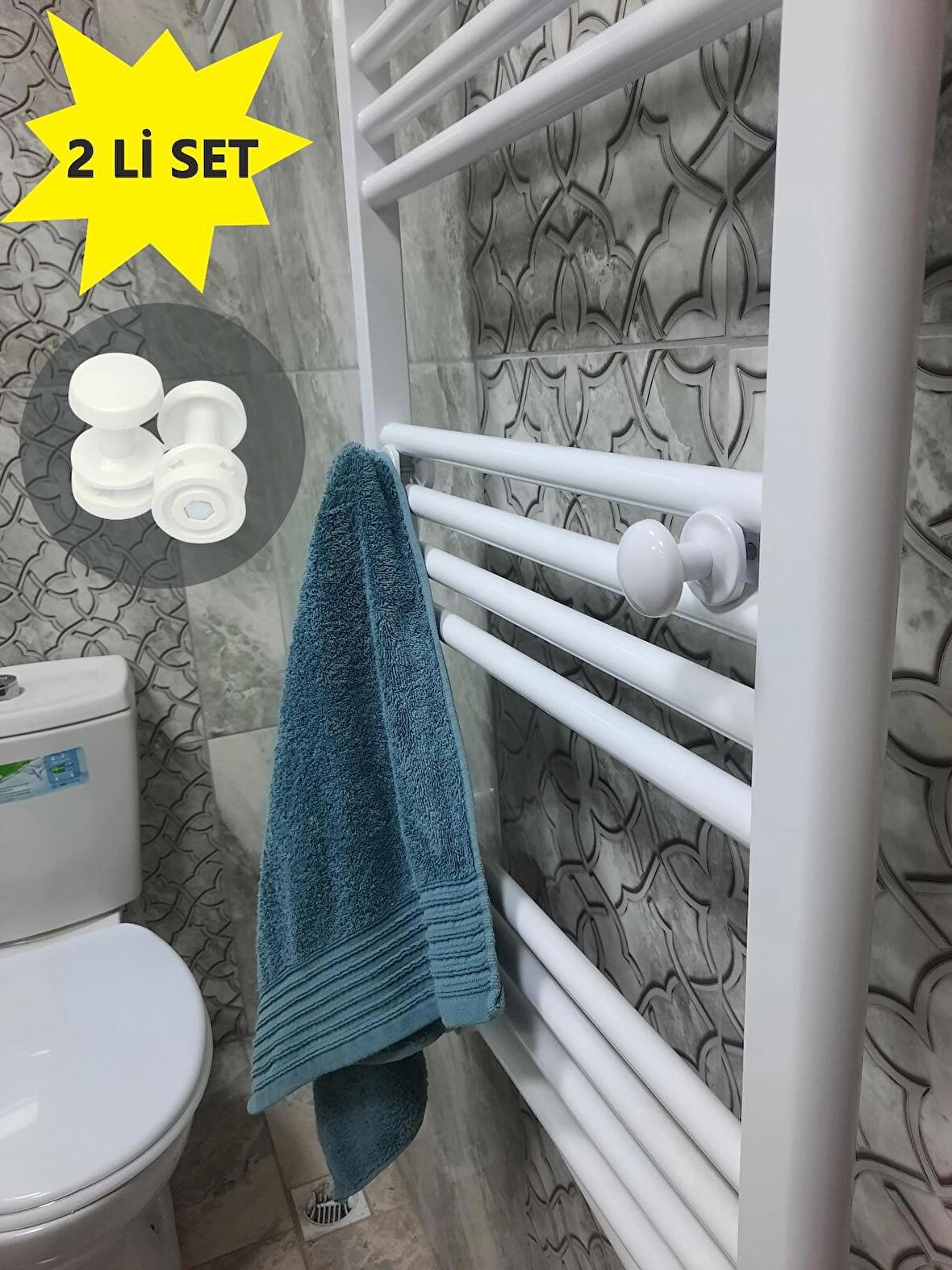 Askı,Askılık,Havlu akısı,Banyo ,Mutfak askısı,Banyo havlupan askısı,Havlu duş askısı,Bornoz Askısı(2 adet)