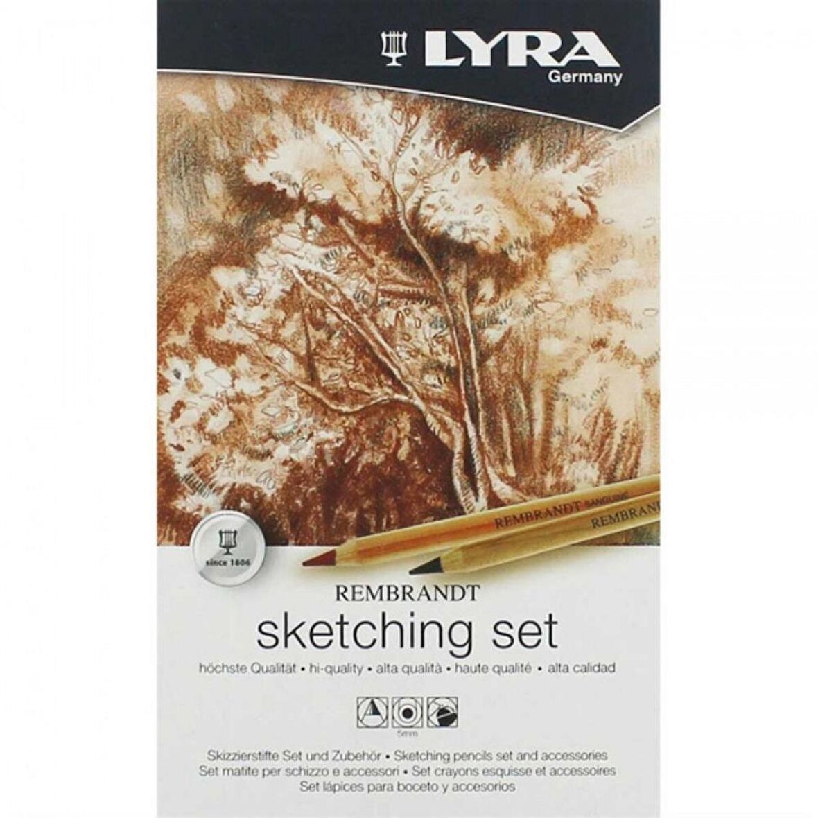 LYRA Rembrandt Skethcing Set 11'li Metal Kutu (Eskiz Seti)