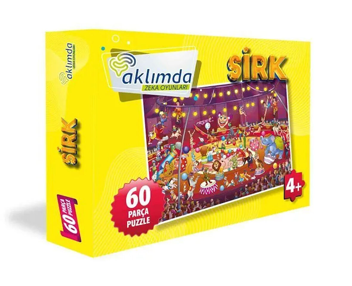 60 Parça Puzzle Sirk