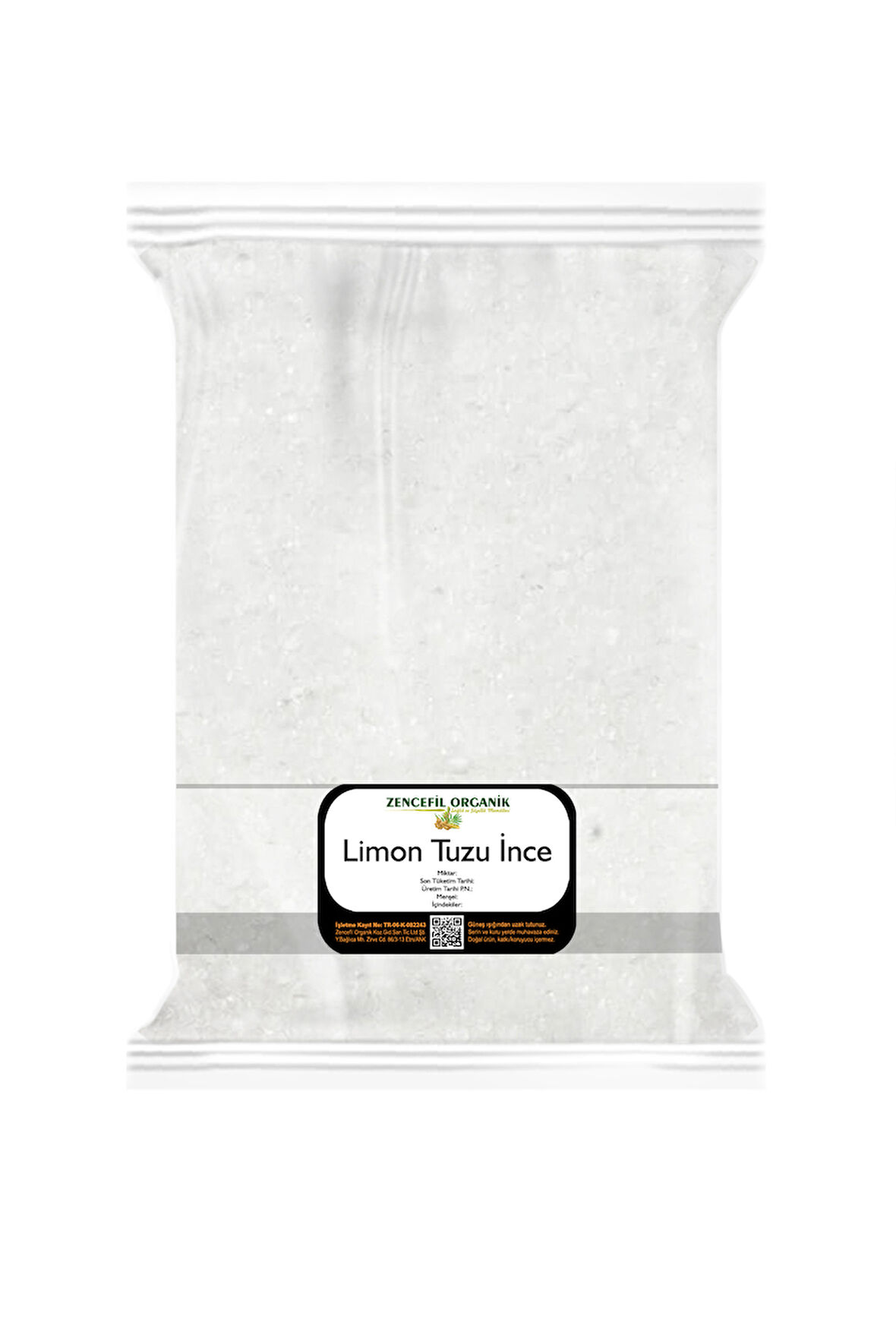 Limon Tuzu Toz 250 Gr. İnce Tane Katkısız Limon Tuzu