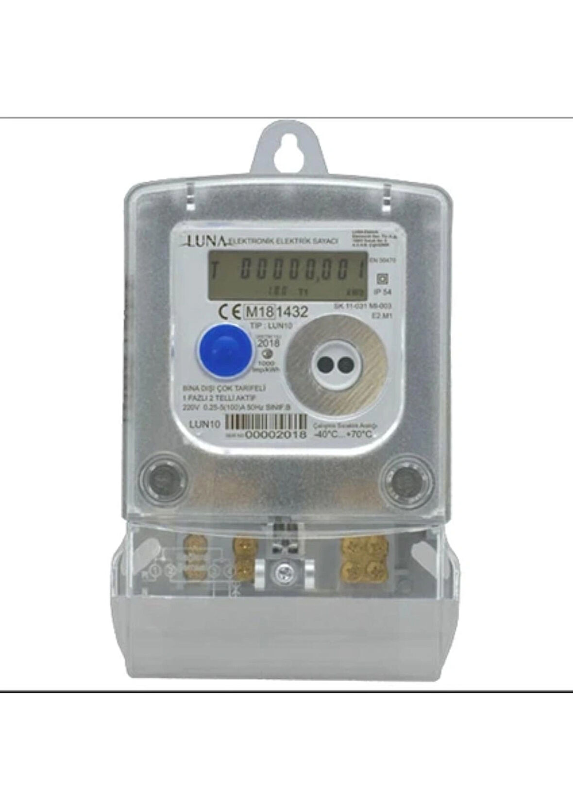 LUNA Monafaze Elektronik Sayaç