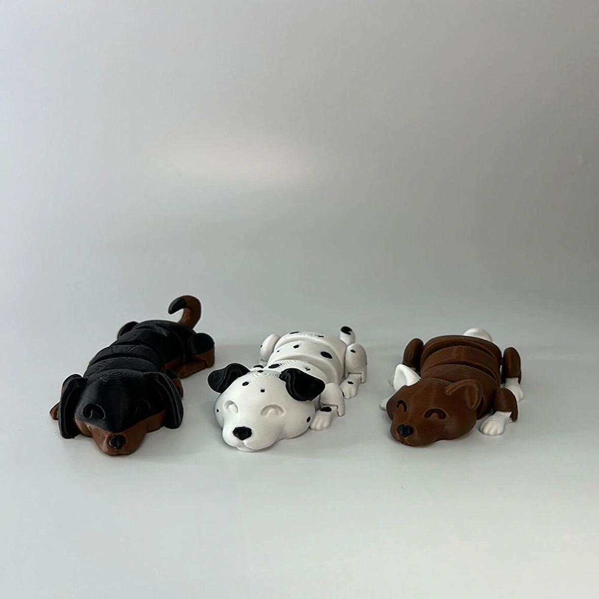 Sevimli Köpek Oyuncağı Üçlü Set