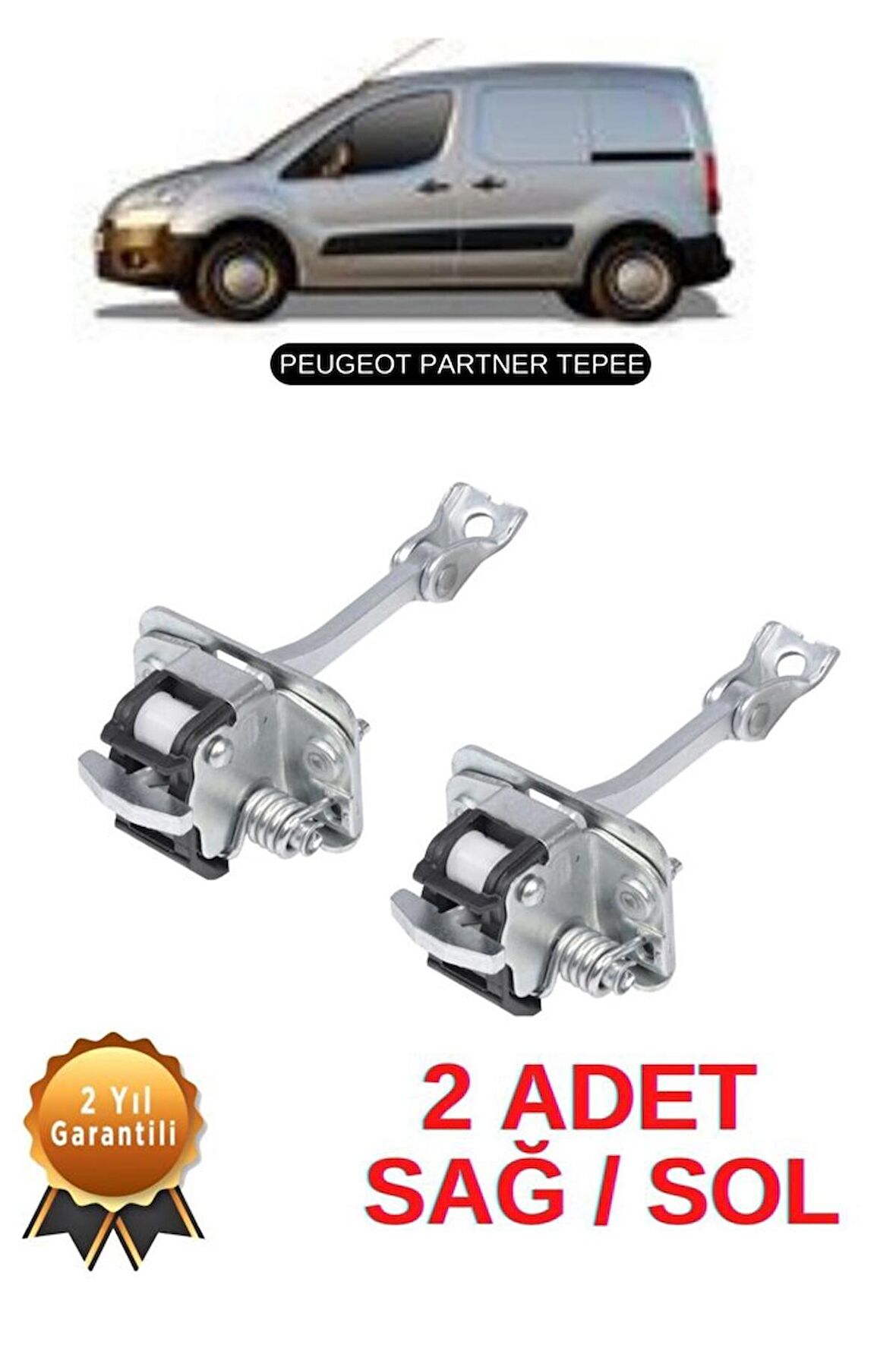 Peugeot Partner Tepee (08/-) Ön Kapı Gergisi Takım 9181p2