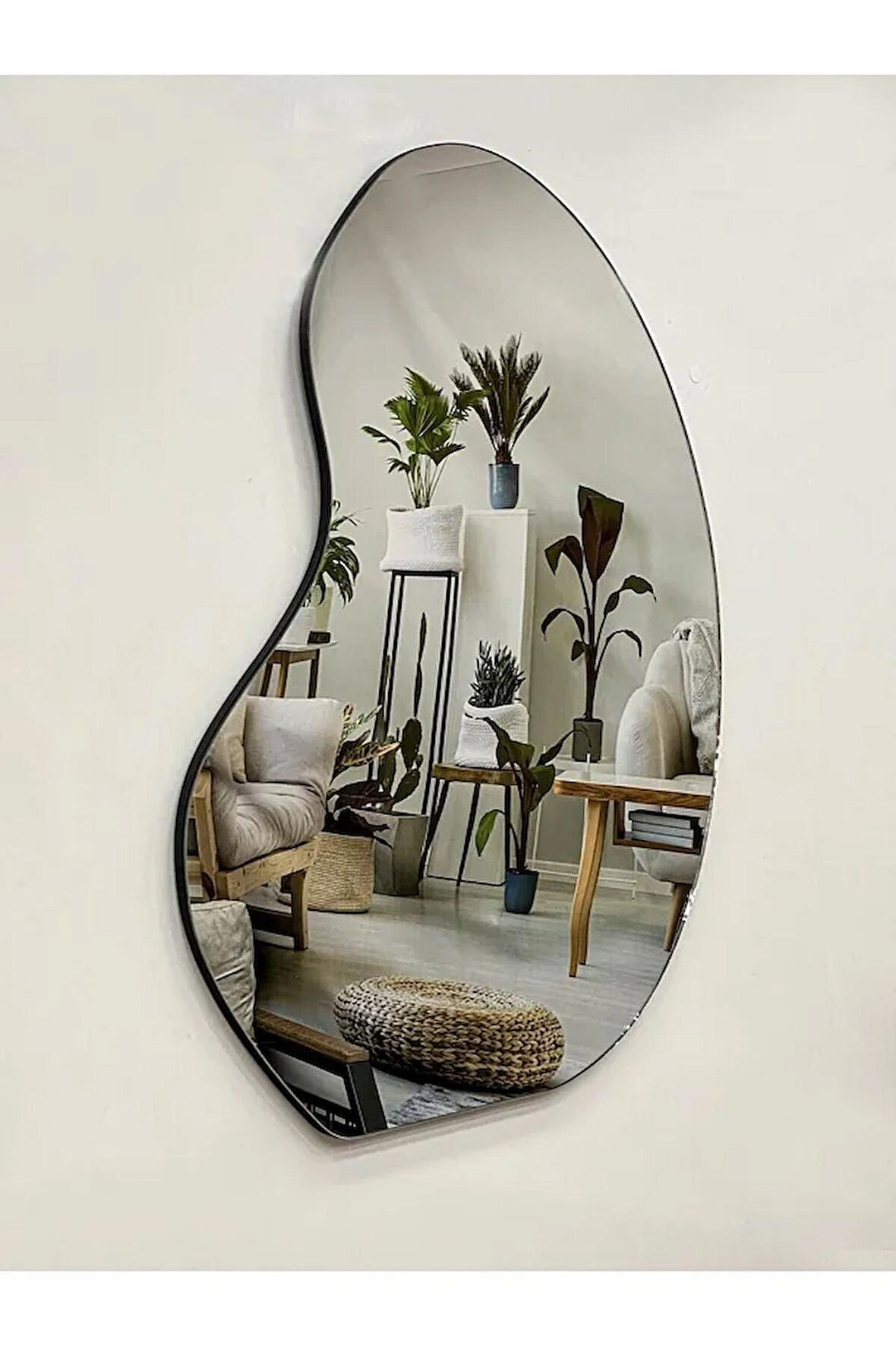 Fawdecor Armut Model Dekoratif Duvar Aynası, Modern Ev Aynası m3