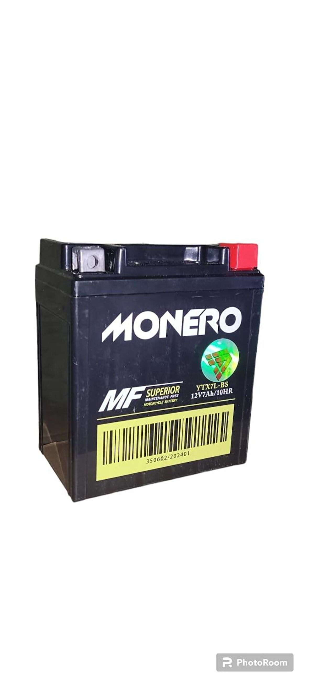 MONERO 12V 7Ah YÜKSEK AKÜ (113*70*132mm) MONERO MOTOSİKLET AKÜSÜ (2024üretim)