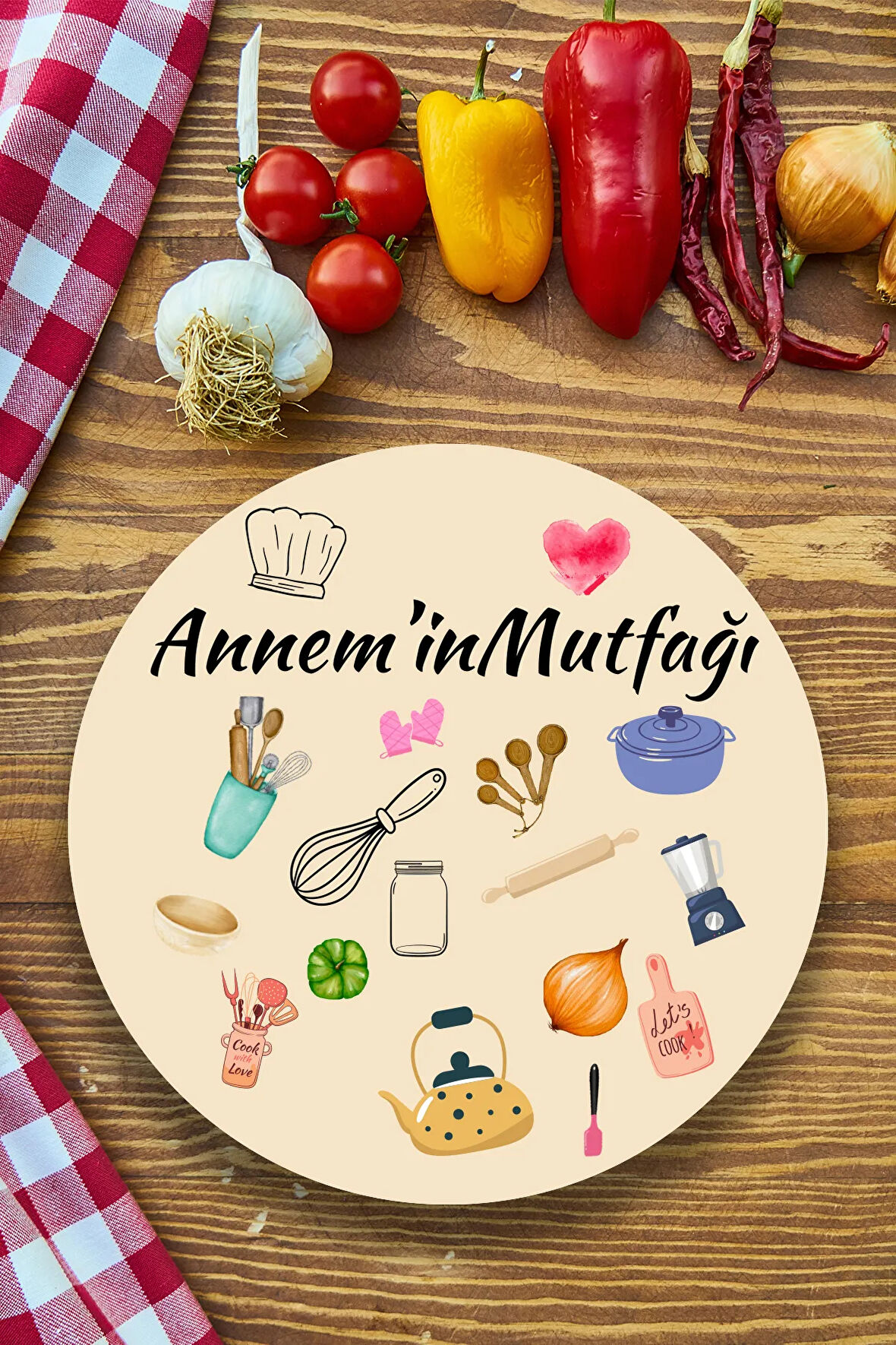 Anne Için Kapı, Duvar Süsü, Ahşap Dekoratif Tablo Modeli, Mutfak,ev Mdf Dekor