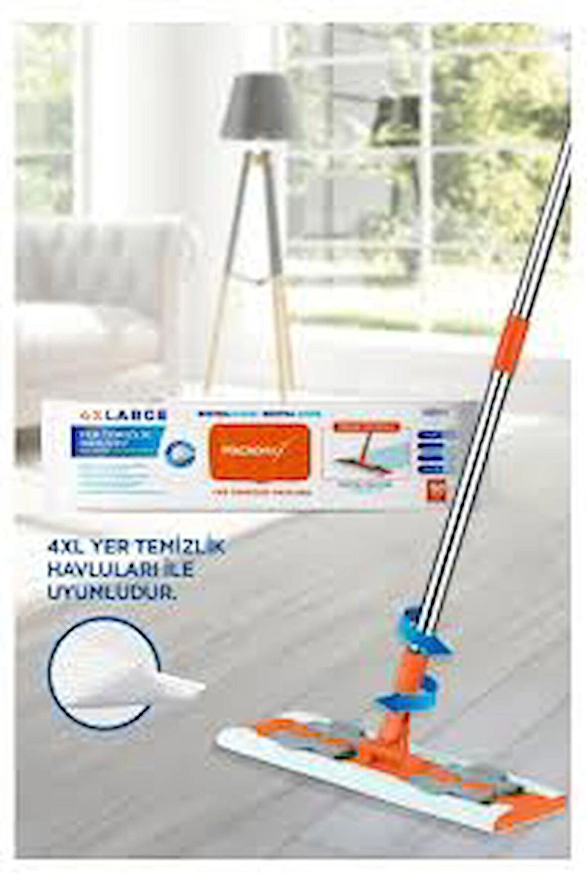 MACROMAX Mopa Uyumlu Temizlik Havlusu Ektra Kalın 6 Paket