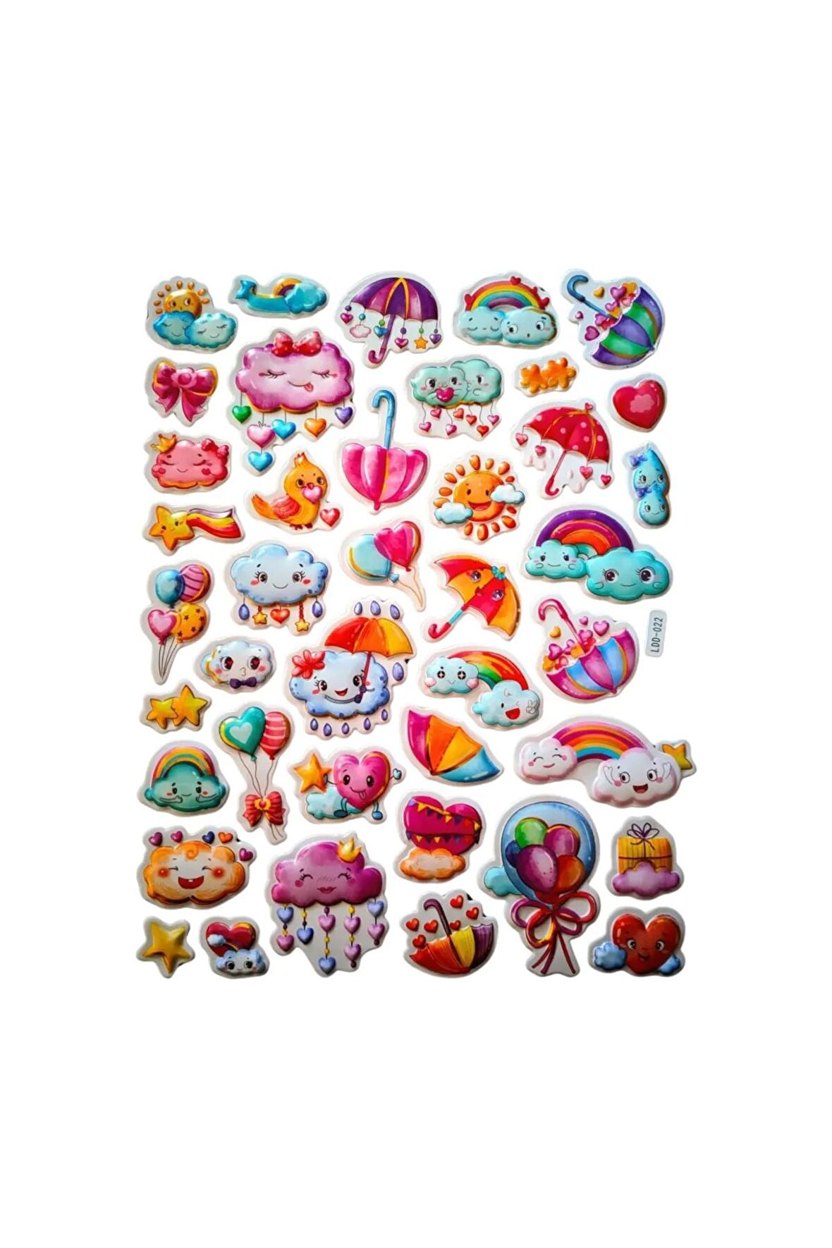 25x20 cm Büyük Boy Kabartmalı model-14 çocuk genç çıkartma telefon tablet etiket sticker