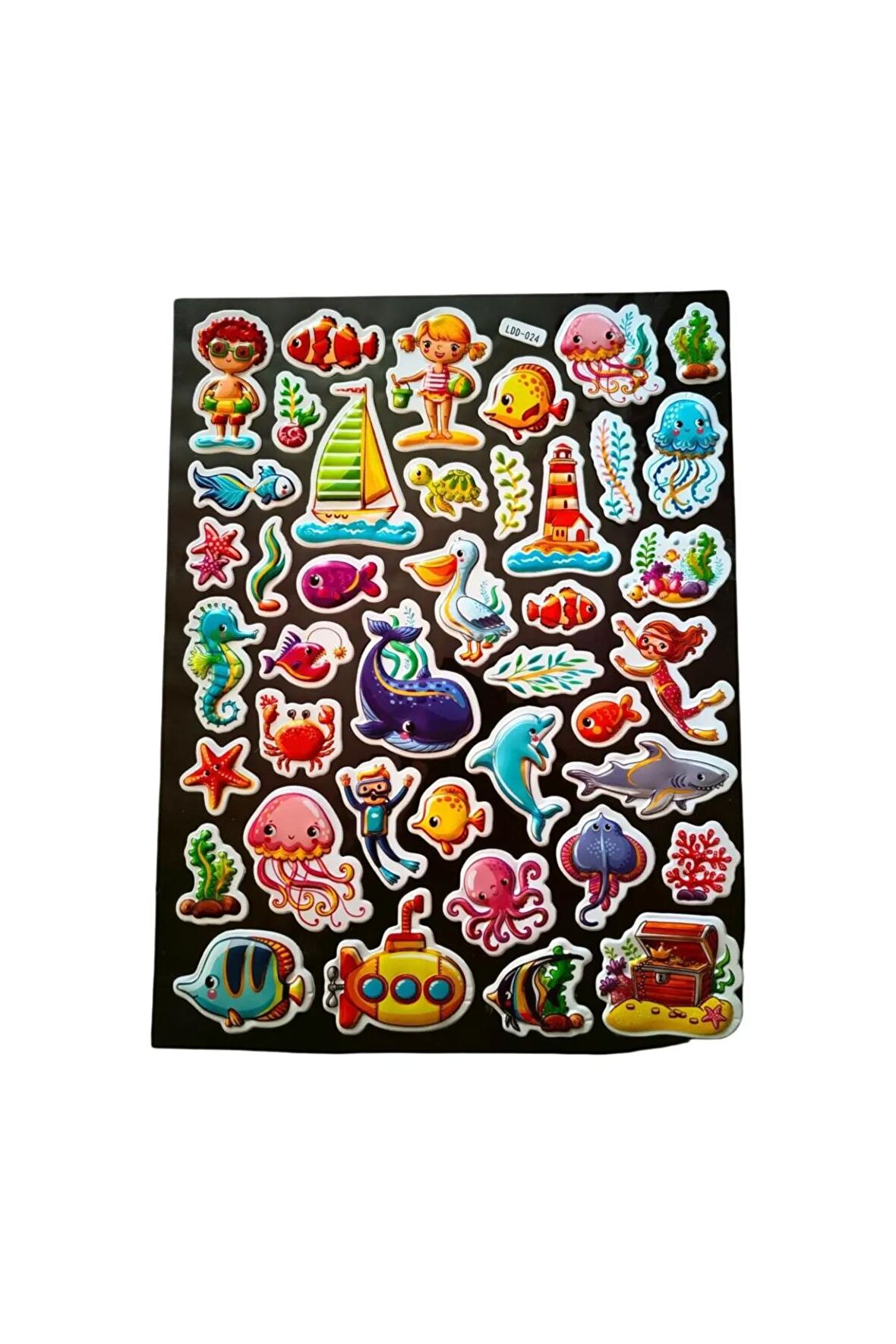 25x20 cm Büyük Boy Kabartmalı model-6 çocuk genç çıkartma telefon tablet etiket sticker