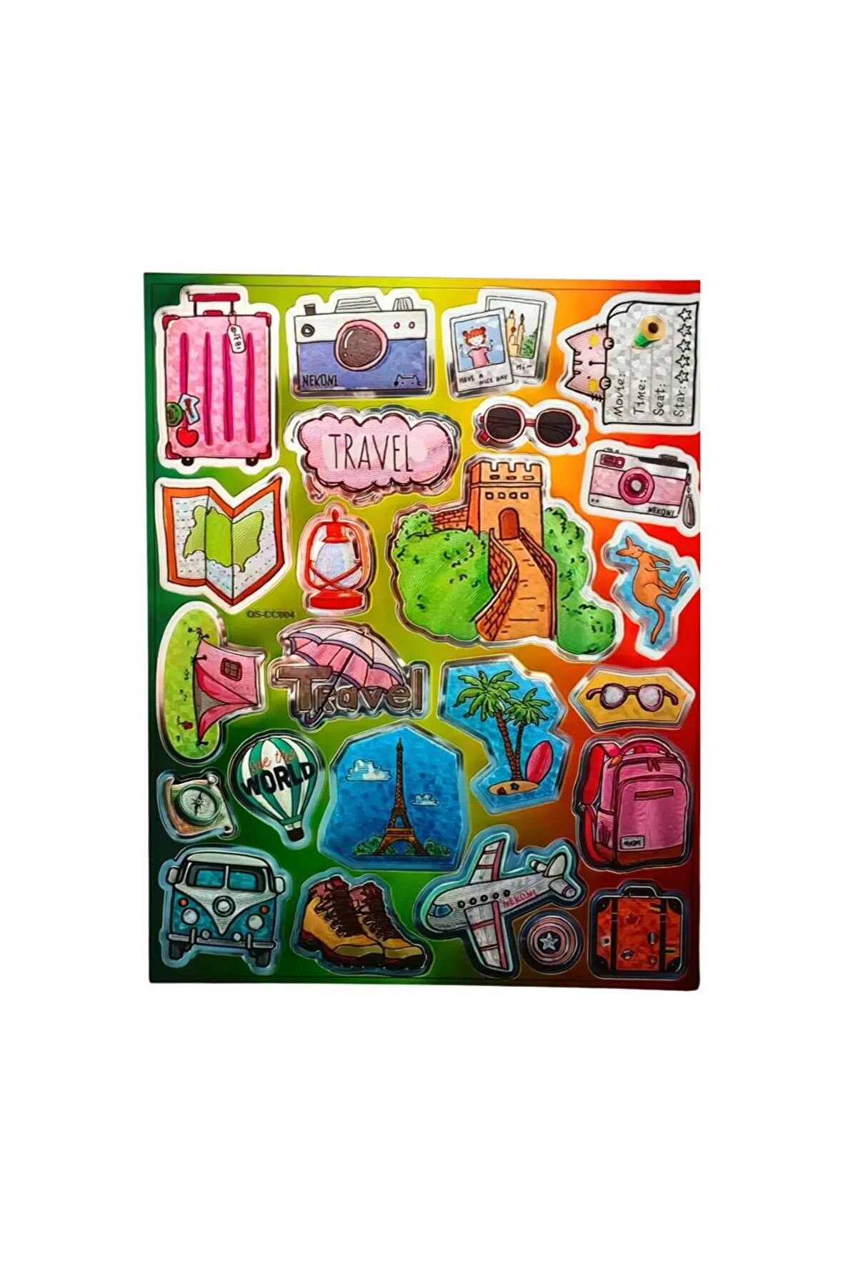 20x25cm Büyük Boy graffiti vintage trend model-12 çocuk genç çıkartma telefon tablet etiket sticker