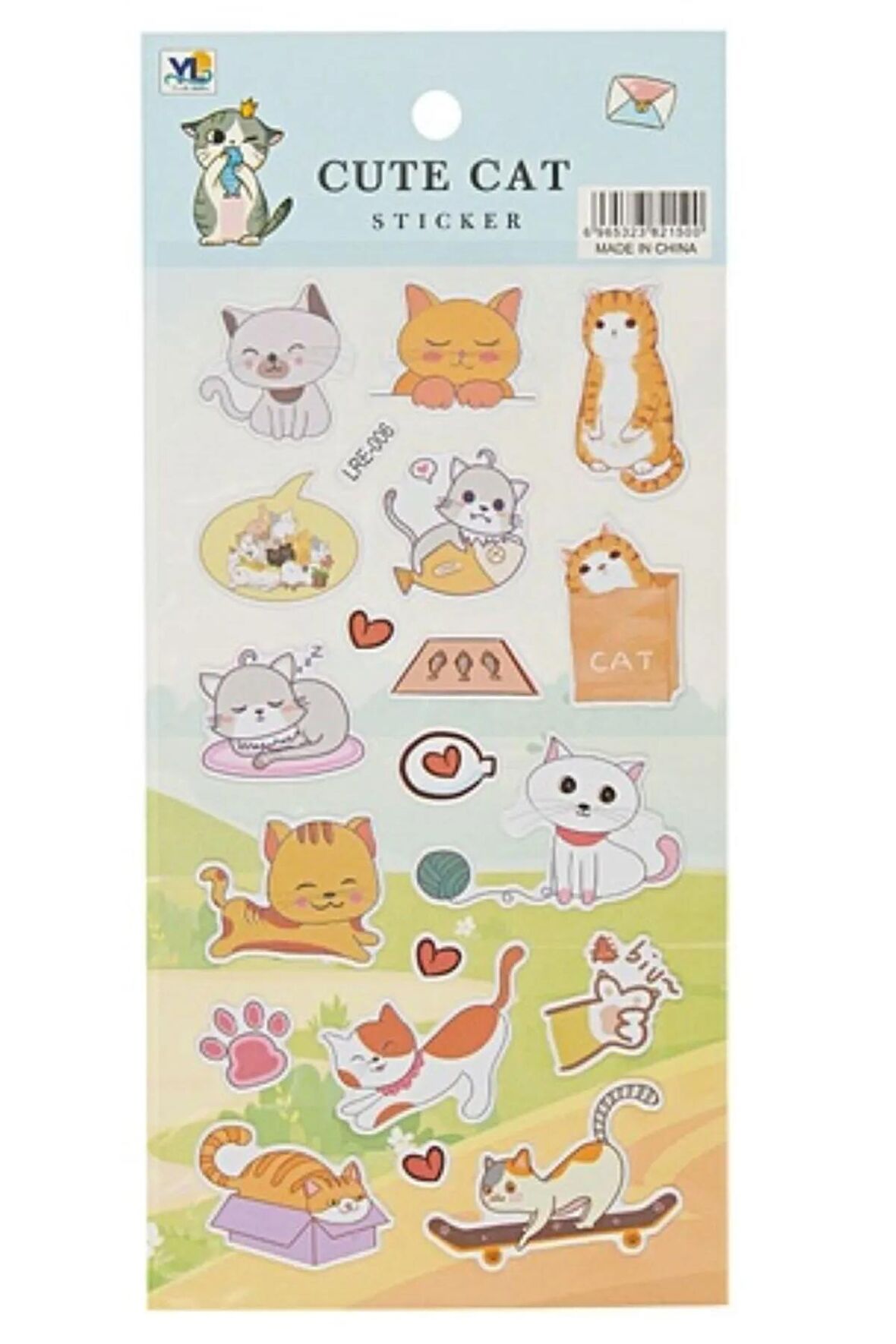 CATS kediler Kabartmalı puffy model-2 çocuk kız erkek etiket çıkartma sticker