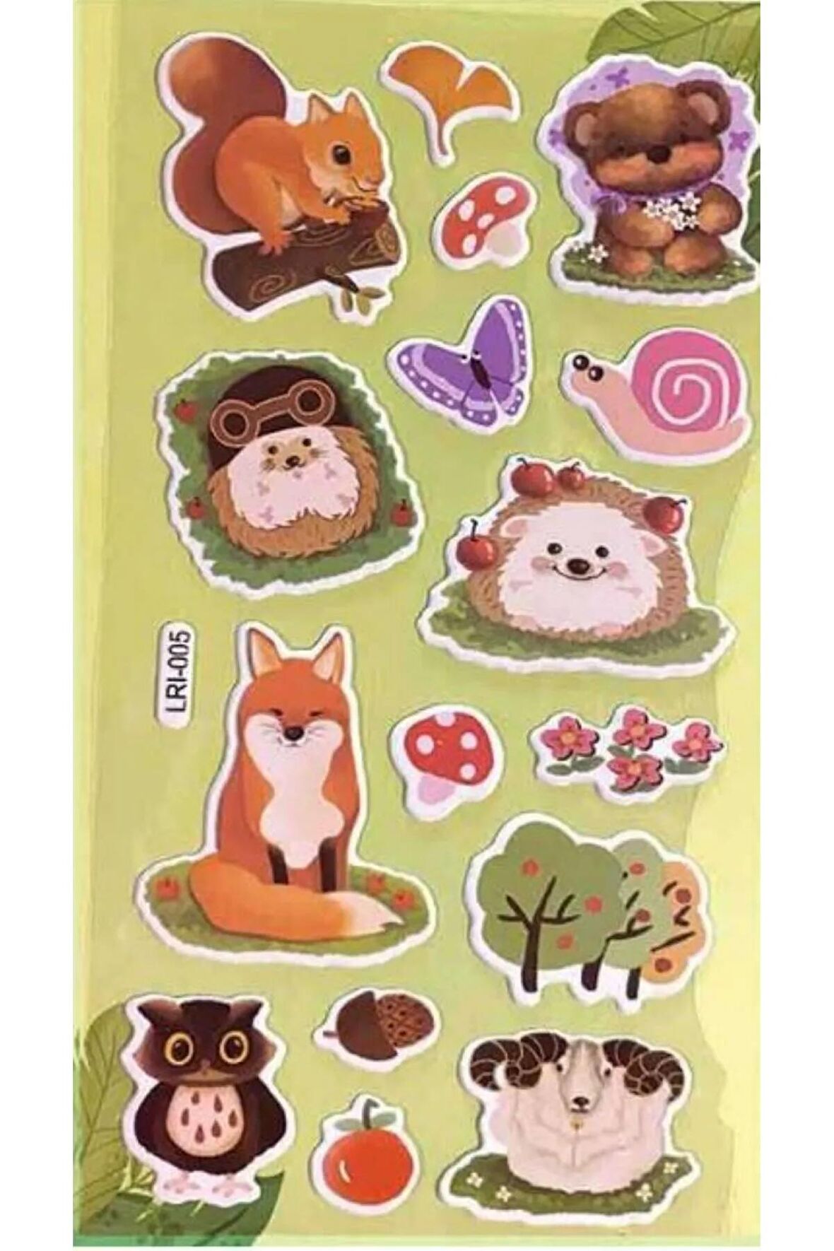 Kabartmalı Puffy model-3 hayvan safari maymun fil çocuk etiket çıkartma etiket