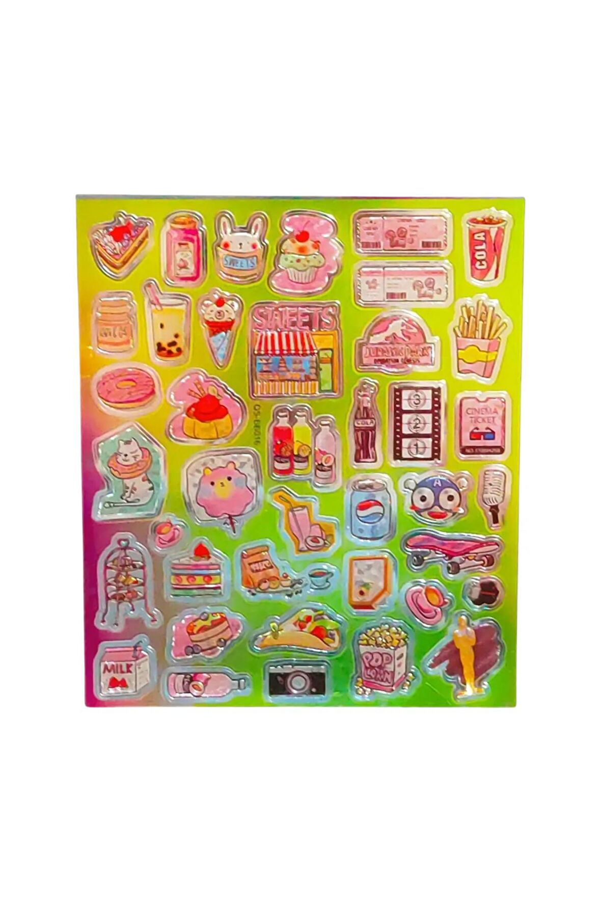 20x17cm Orta Boy graffiti vintage trend model-8 çocuk genç çıkartma telefon tablet etiket sticker