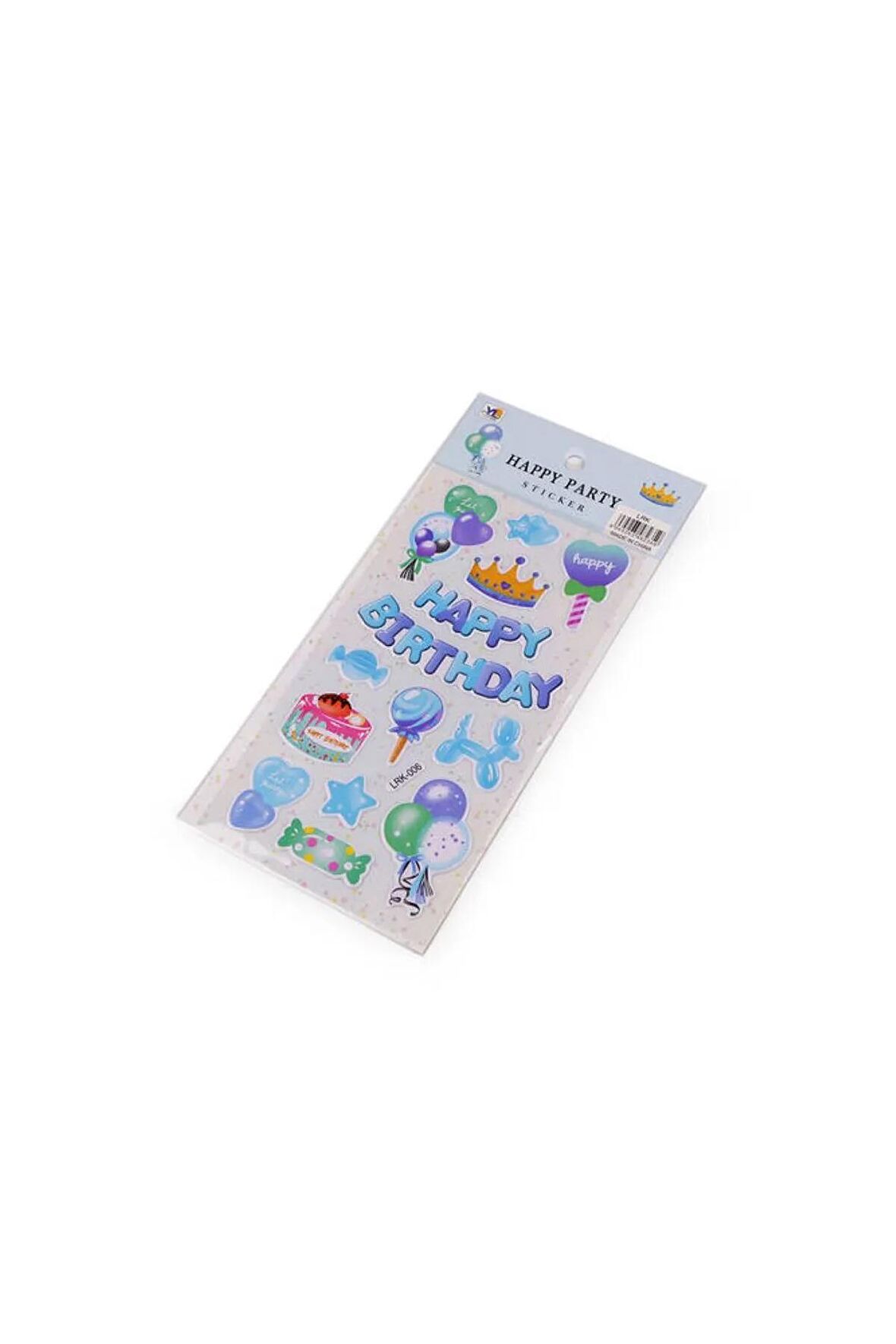 Happy birthday doğum günü model-4 puffy çocuk party kız erkek çıkartma etiket sticker
