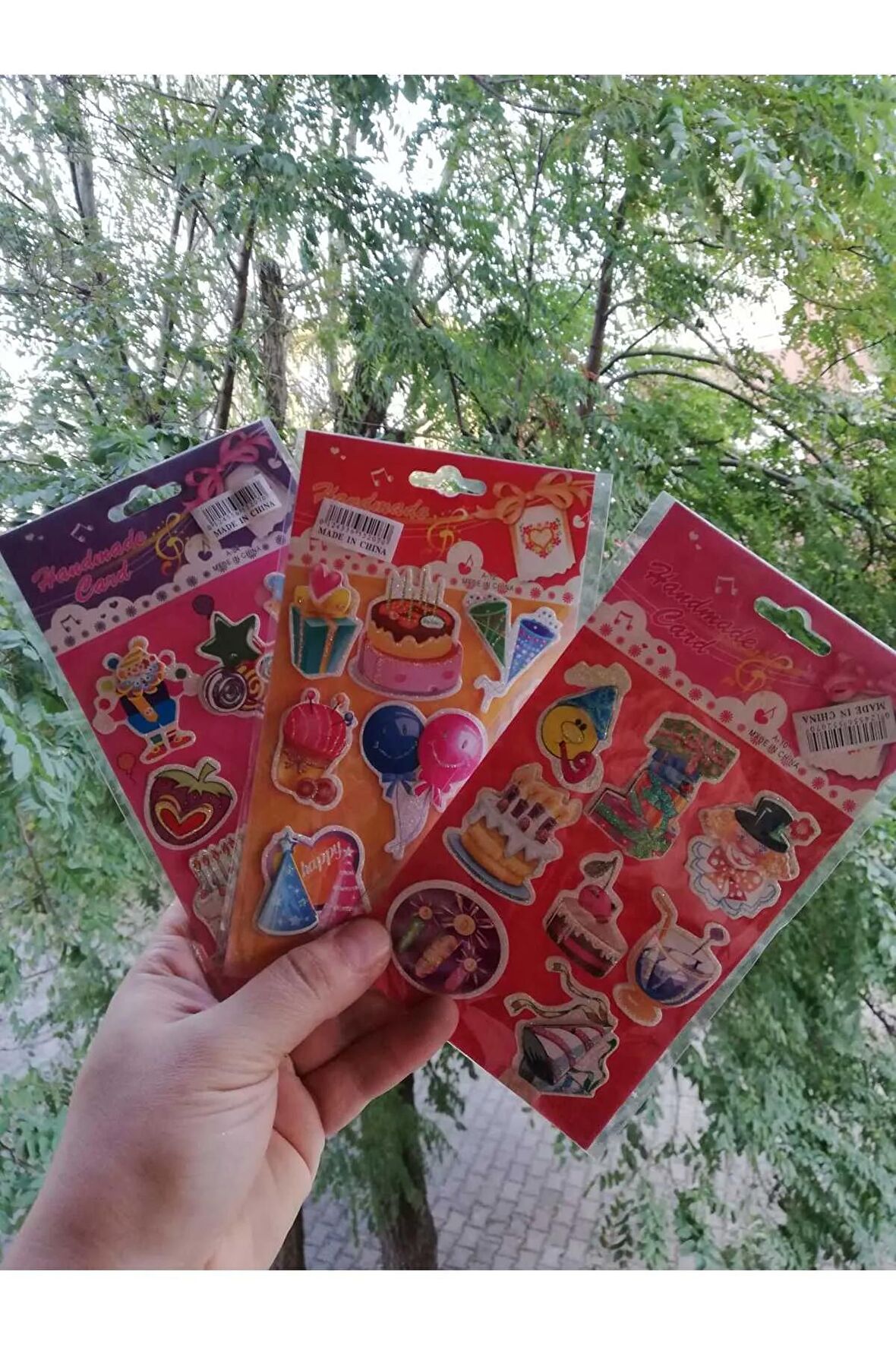 3 sayfa 3D kabartma dekorasyon kız çocuk çıkartma defter etiket
