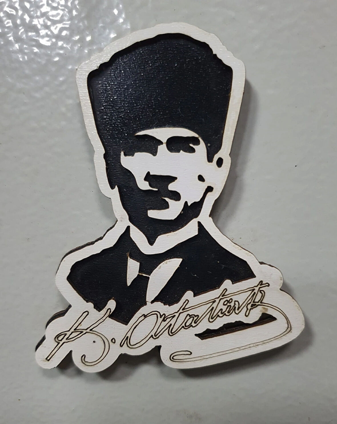 8x6 cm Mustafa Kemal Atatürk Magnet