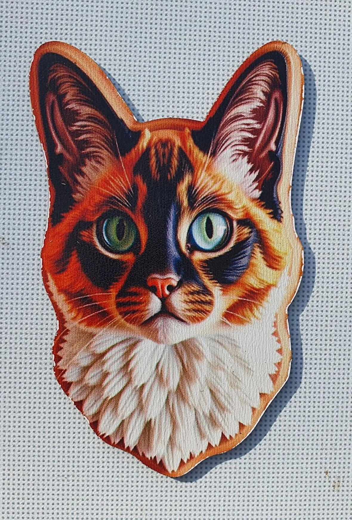 2 Adet 3D Görünümlü Kedi V2 Magnet 6 x 9 cm