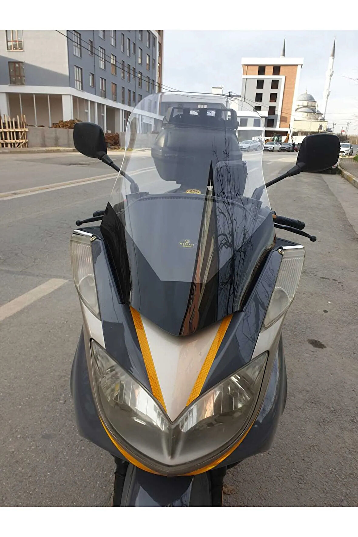 Yamaha Majesty 400 Siperlik Ön Cam 2005 2006 Model 68cm Şeffaf Renkli 4mm