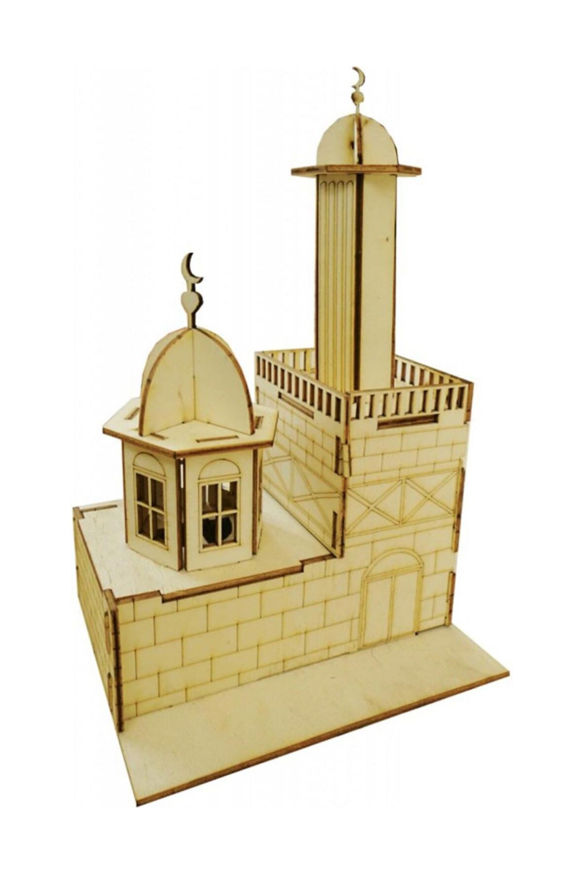 Camii Maketi,Ahşap Maket Büyük Boy   Boyanabilir Maket