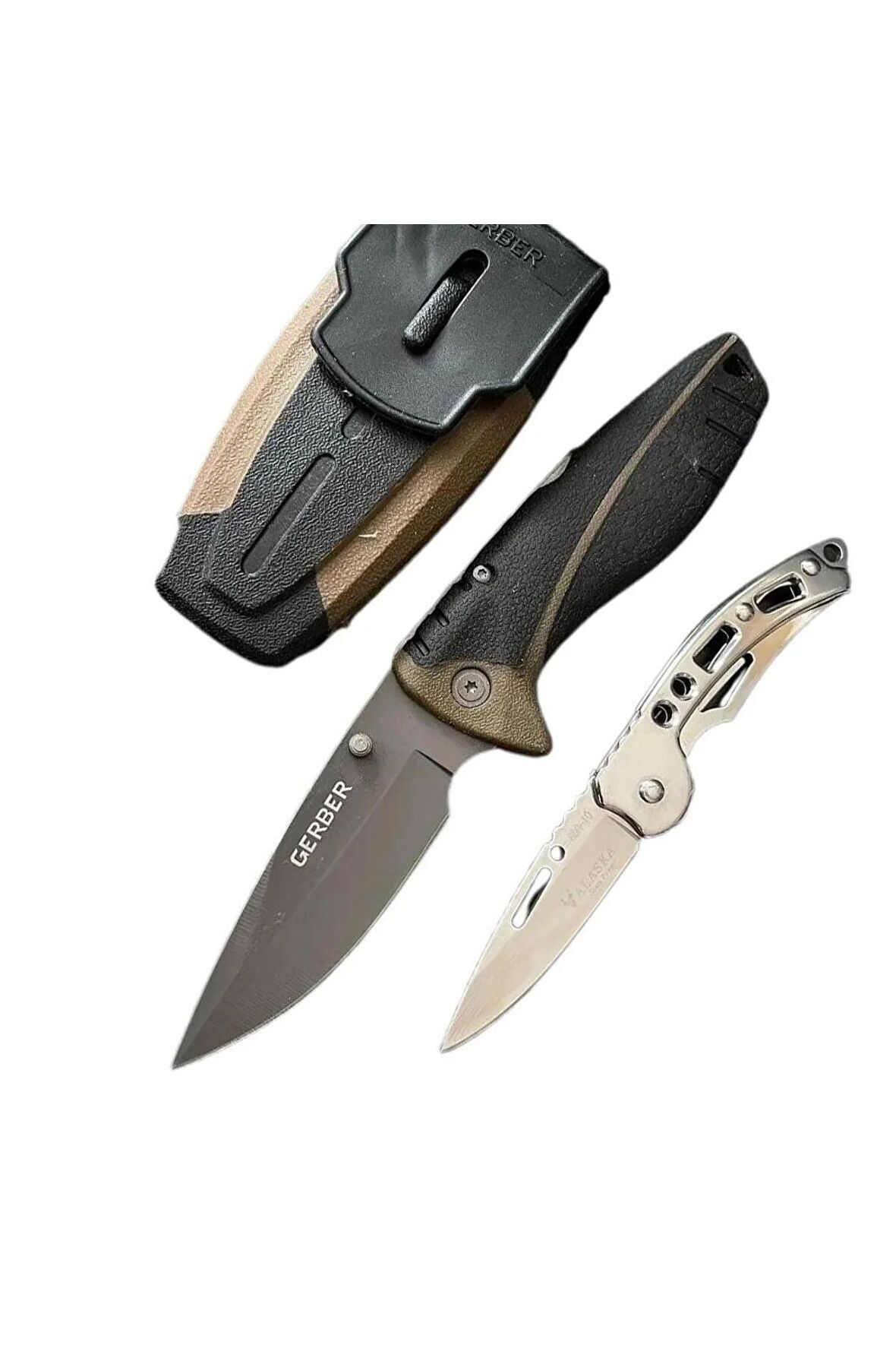 20 Cm Gb Marka Sert Kılıflı Manuel Cep Çakısı Mini Çakıı Hediyeli