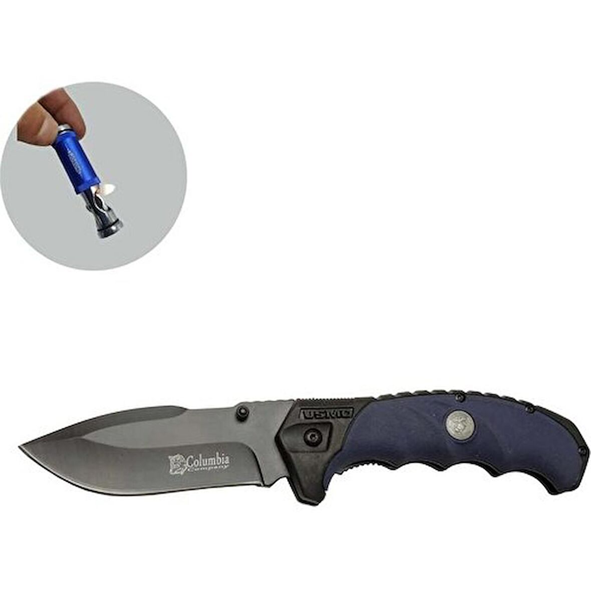 Columbia Serisi FST-4006-B 22 cm Tactical Bıçak Jobon Kibritli