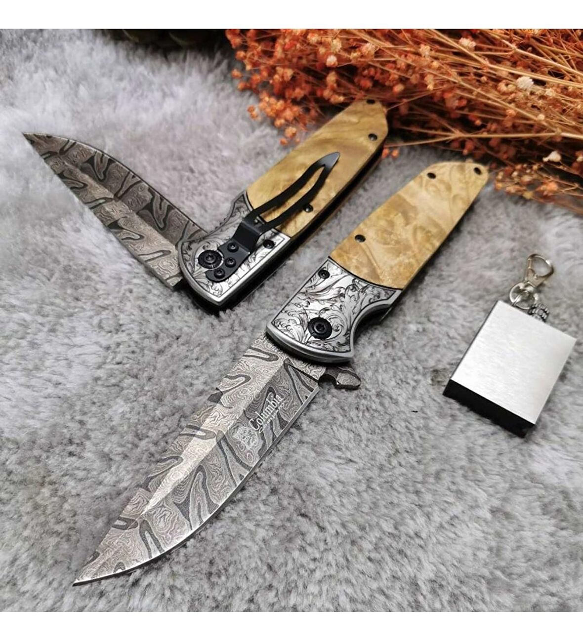 Columbia Lazer İşlemeli Manuel Bıçak 195