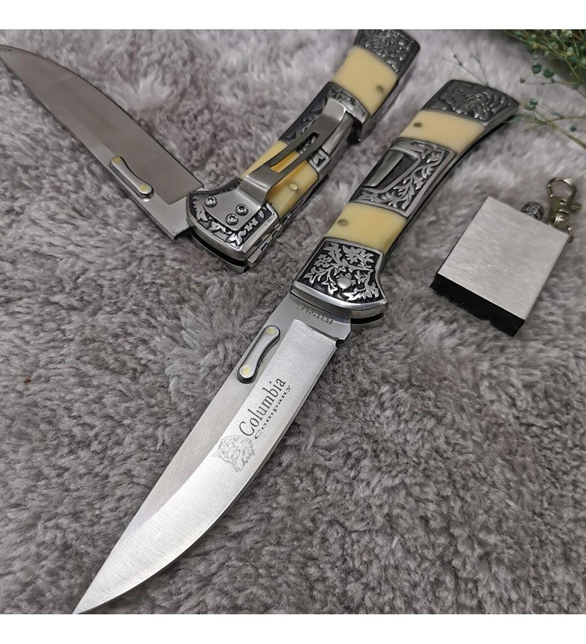 Columbia Derin İşlemeli Manuel Bıçak 170