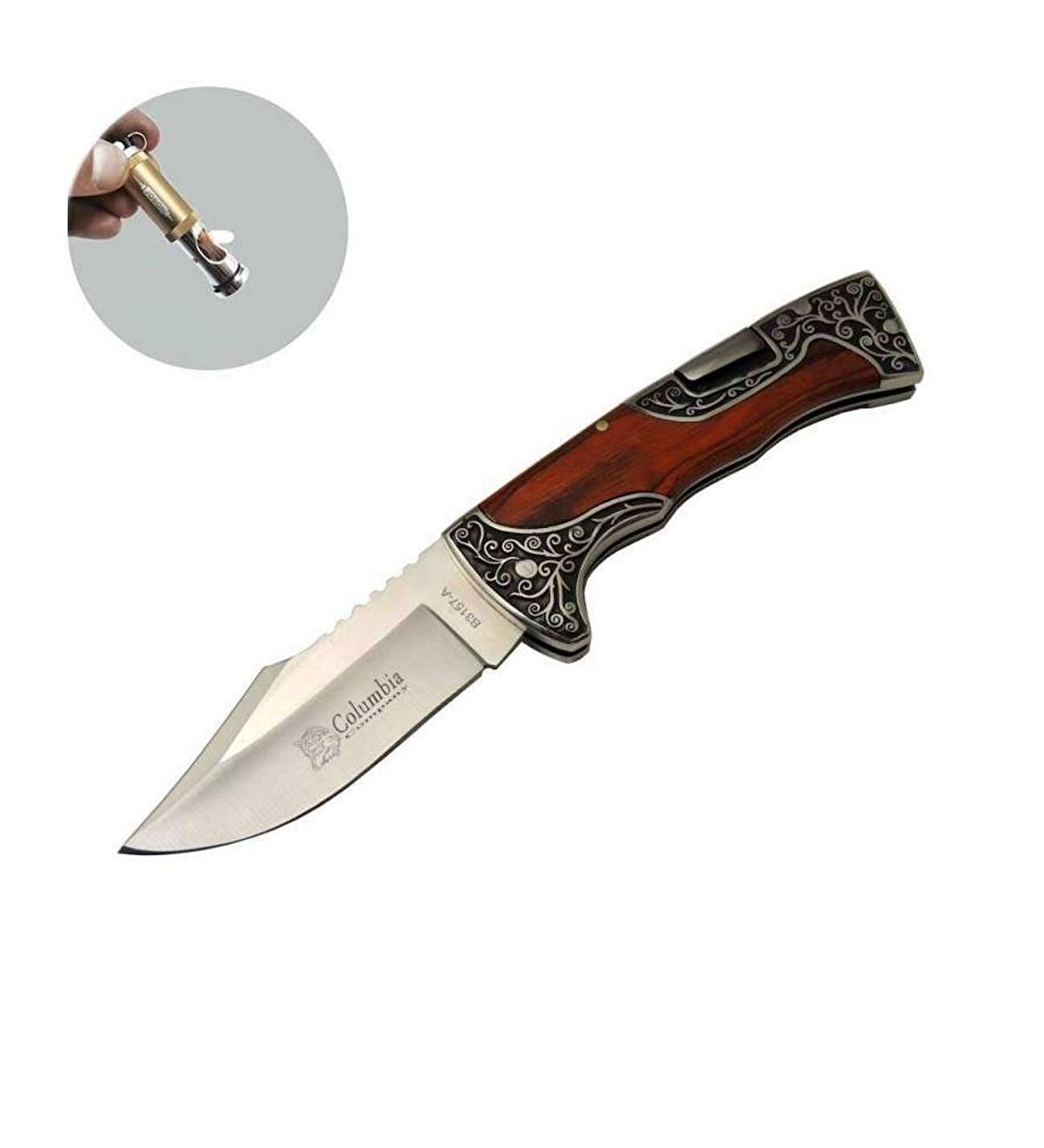 Columbia Serisi B-3950-A-20 CM Gül Bıçak Lüx Set