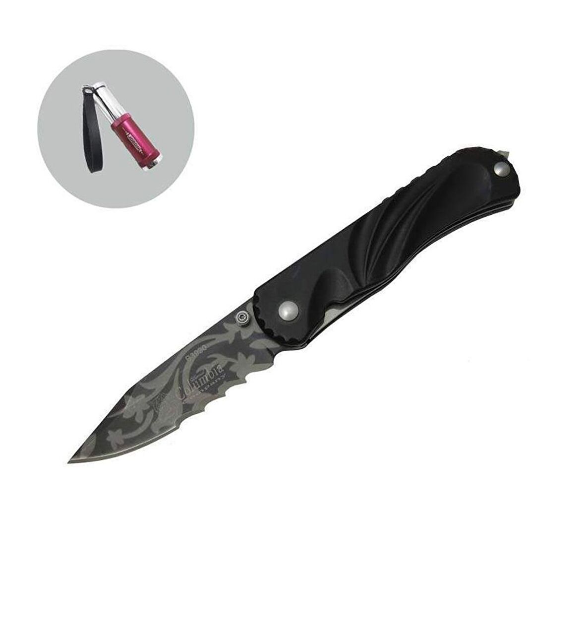 Columbia Serisi B3990-19.5 CM Siyah Bıçak Lüx Set