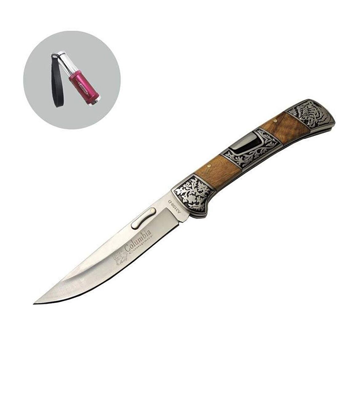 Columbia Serisi A3159-D 23.5 CM Ahşap Bıçak Lüx Set