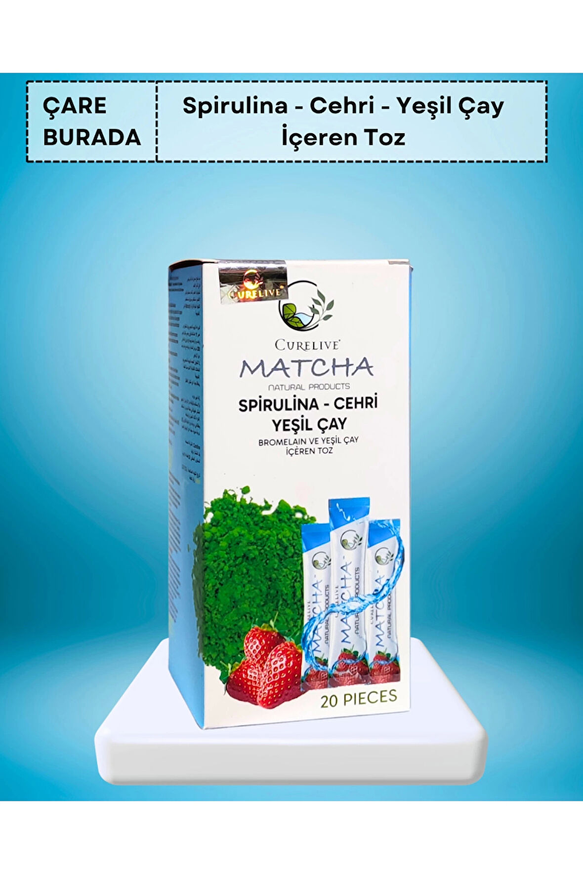 Matcha (Spirulina, Bromelain, Cehri, Yeşilçay)