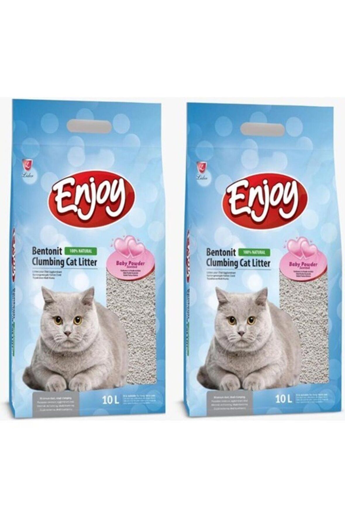 Kedi Kumu Baby Powder Ince Tane 10 Lt X 2 Adet