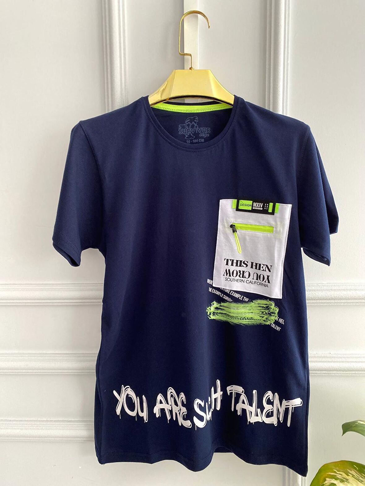 Minigimin Cicileri You Are Such Talent Baskılı Erkek Çocuk Tişört - Lacivert