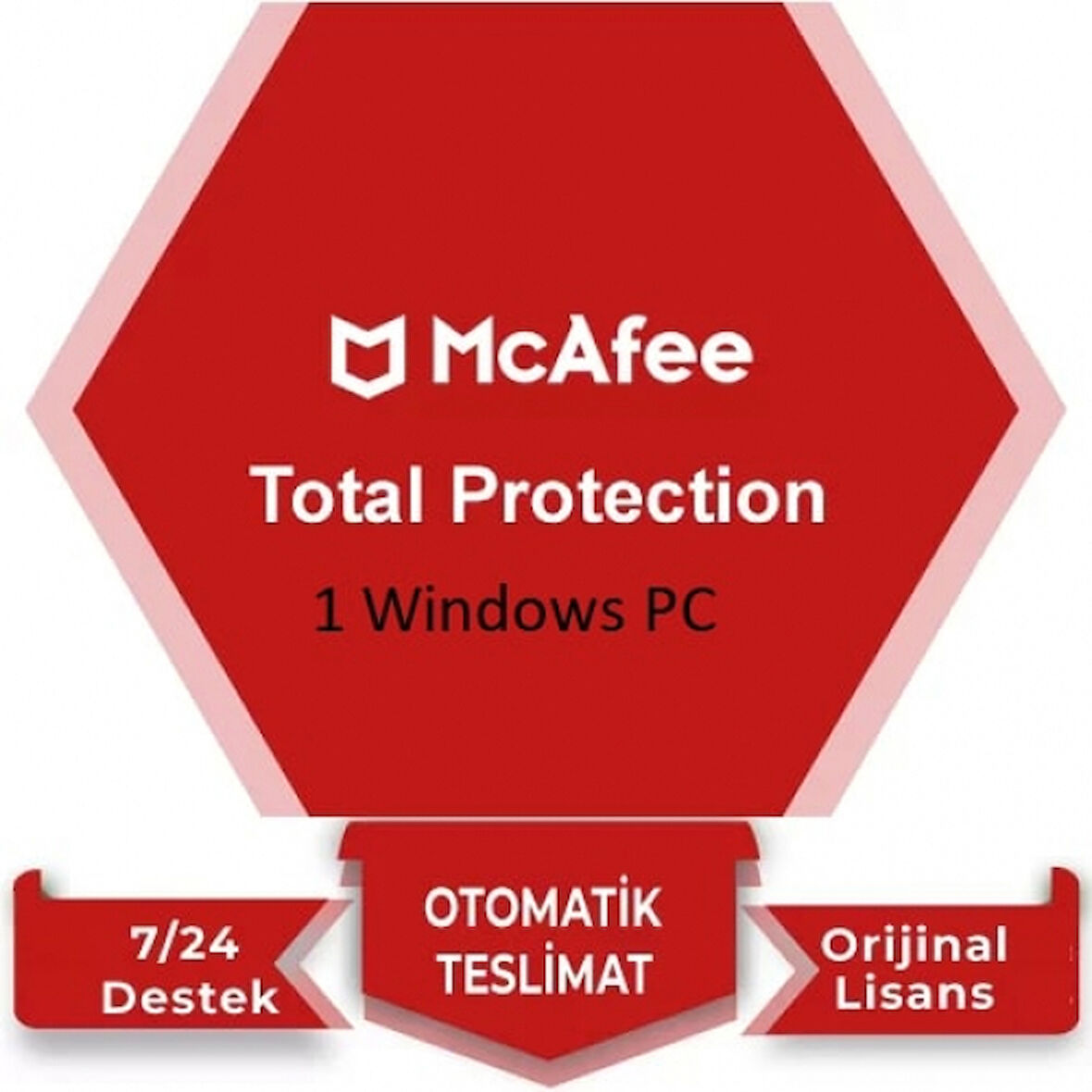 McAfee Total Protection 2021 Antivirüs 1 PC / 2 YIL