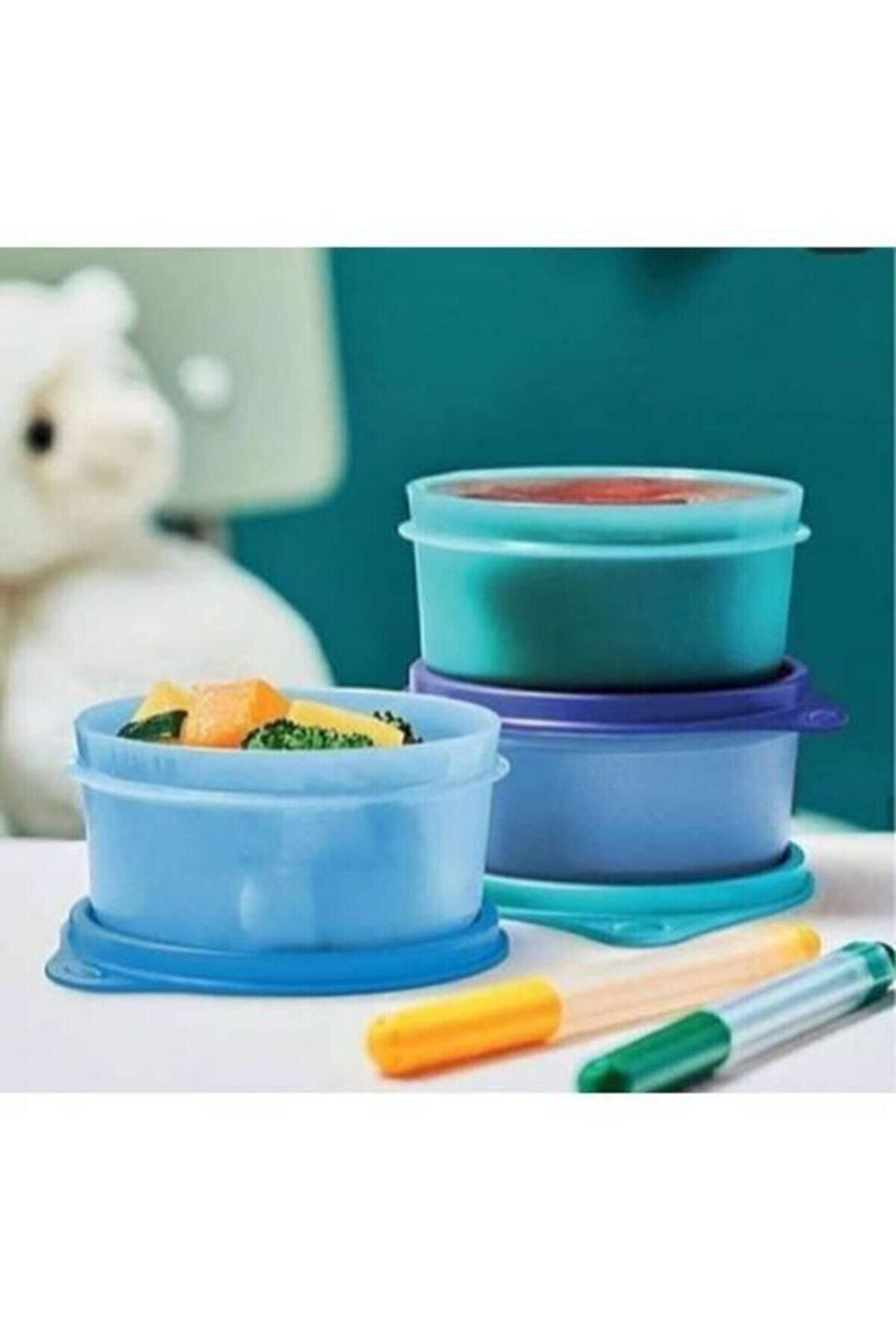 Tupperware Şeker Üçüzler 250 ml 3 Lü