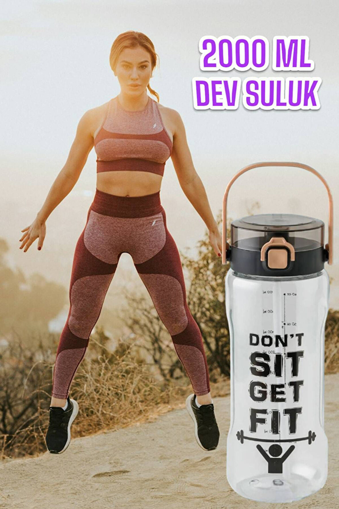 Watermode DEV Suluk - Matara 2000 ML Sporda, Yürüyüşte, İşte, Okulda