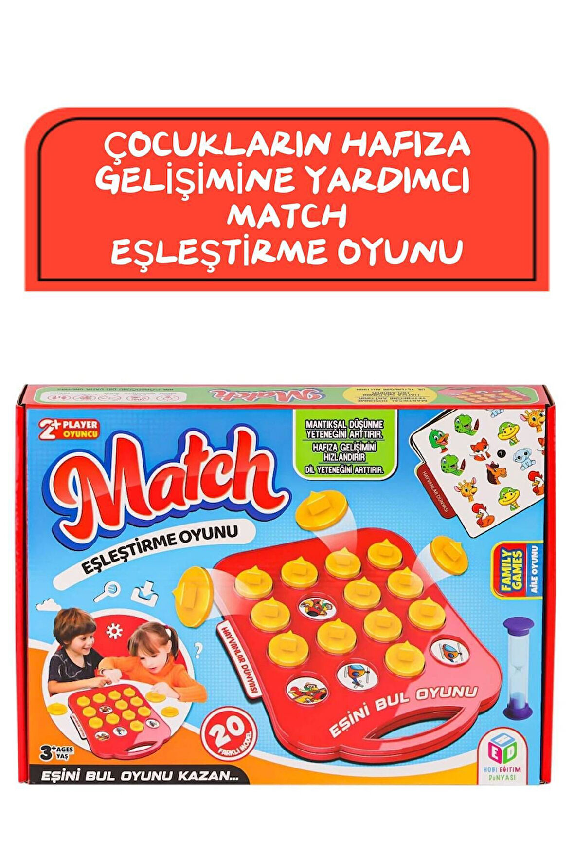 Match Eşleştirme Oyunu-Eşini Bul Oyunu Kazan