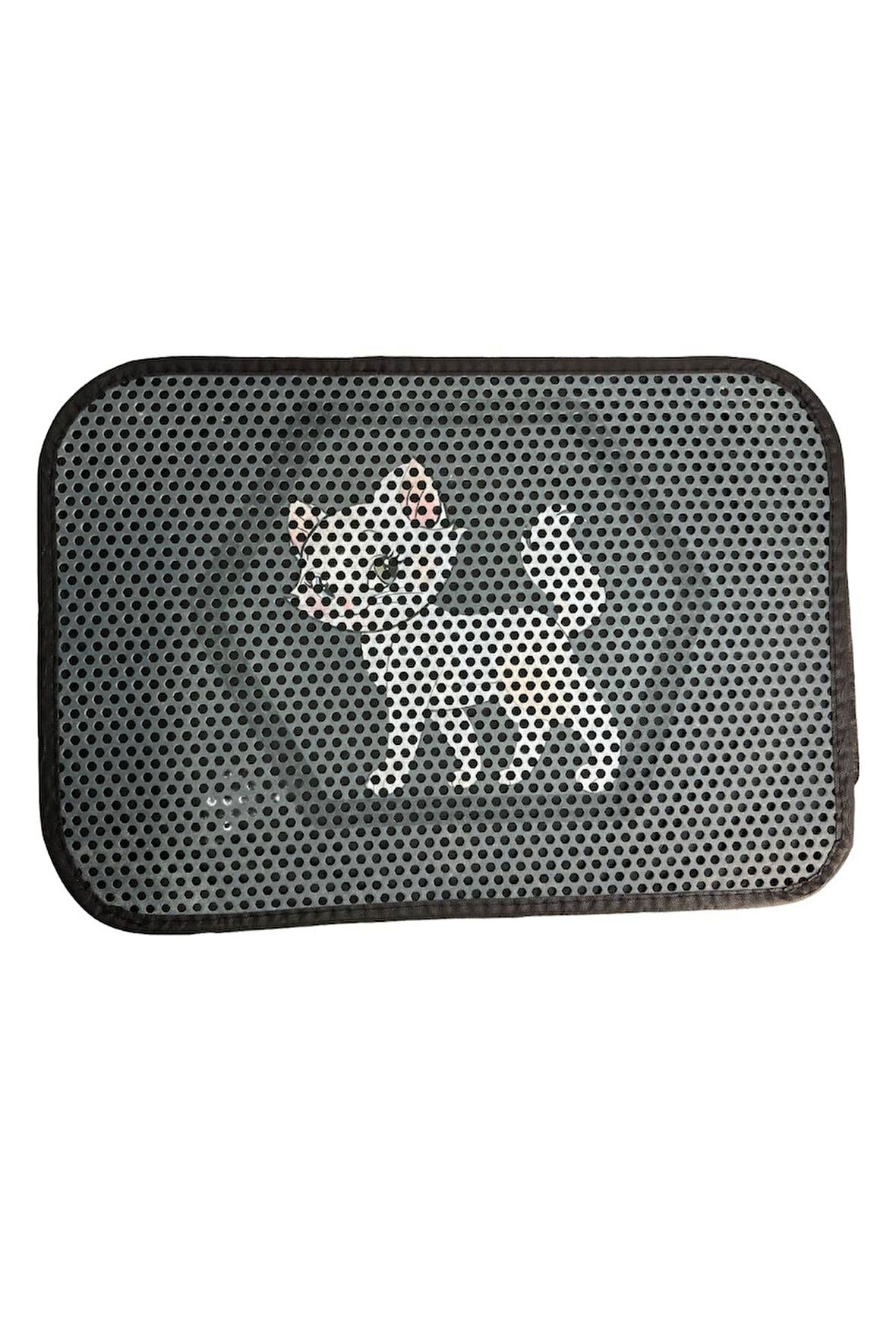 Kedi Tuvalet Önü Kum Toplayıcı Temizleyici Elekli Paspas ( 59 x 40 cm )