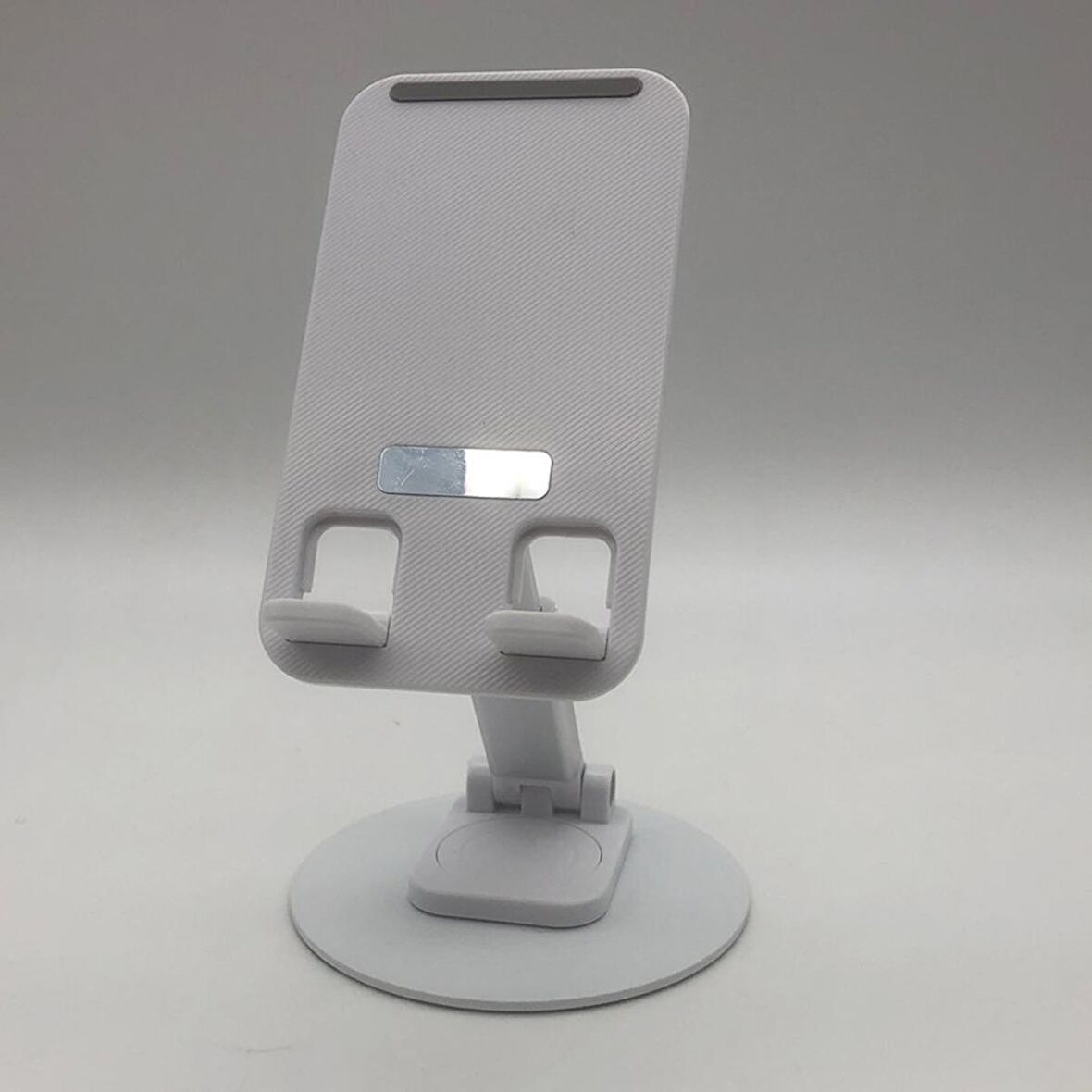 Masaüstü 360 Derece Dönen Telefon Standı - Beyaz