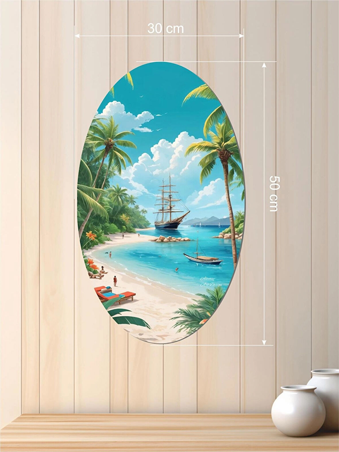 30x50 cm UV Baskılı Özgün MDF Tablo V5