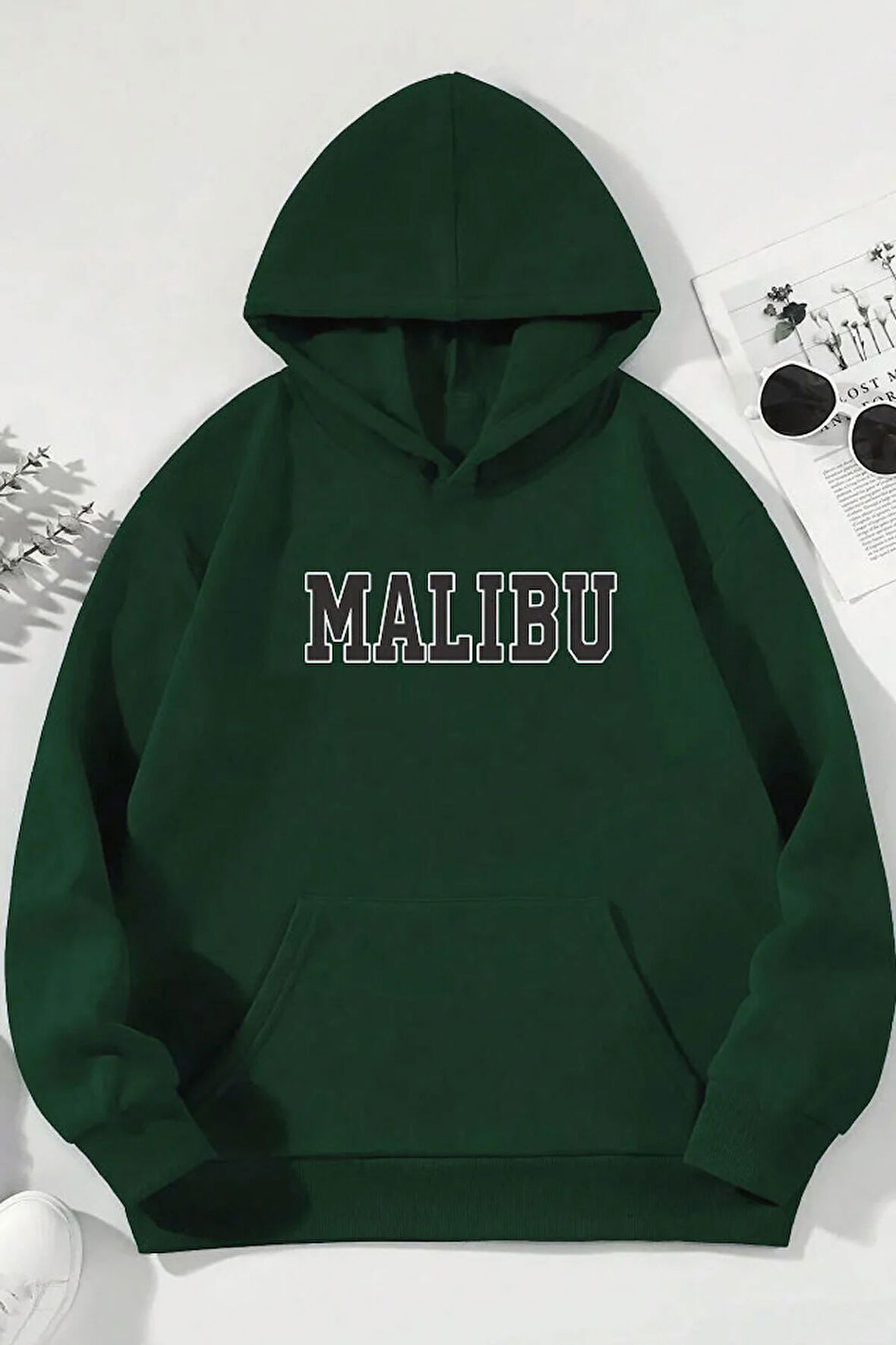 Unisex Malibu Baskılı Sweatshirt
