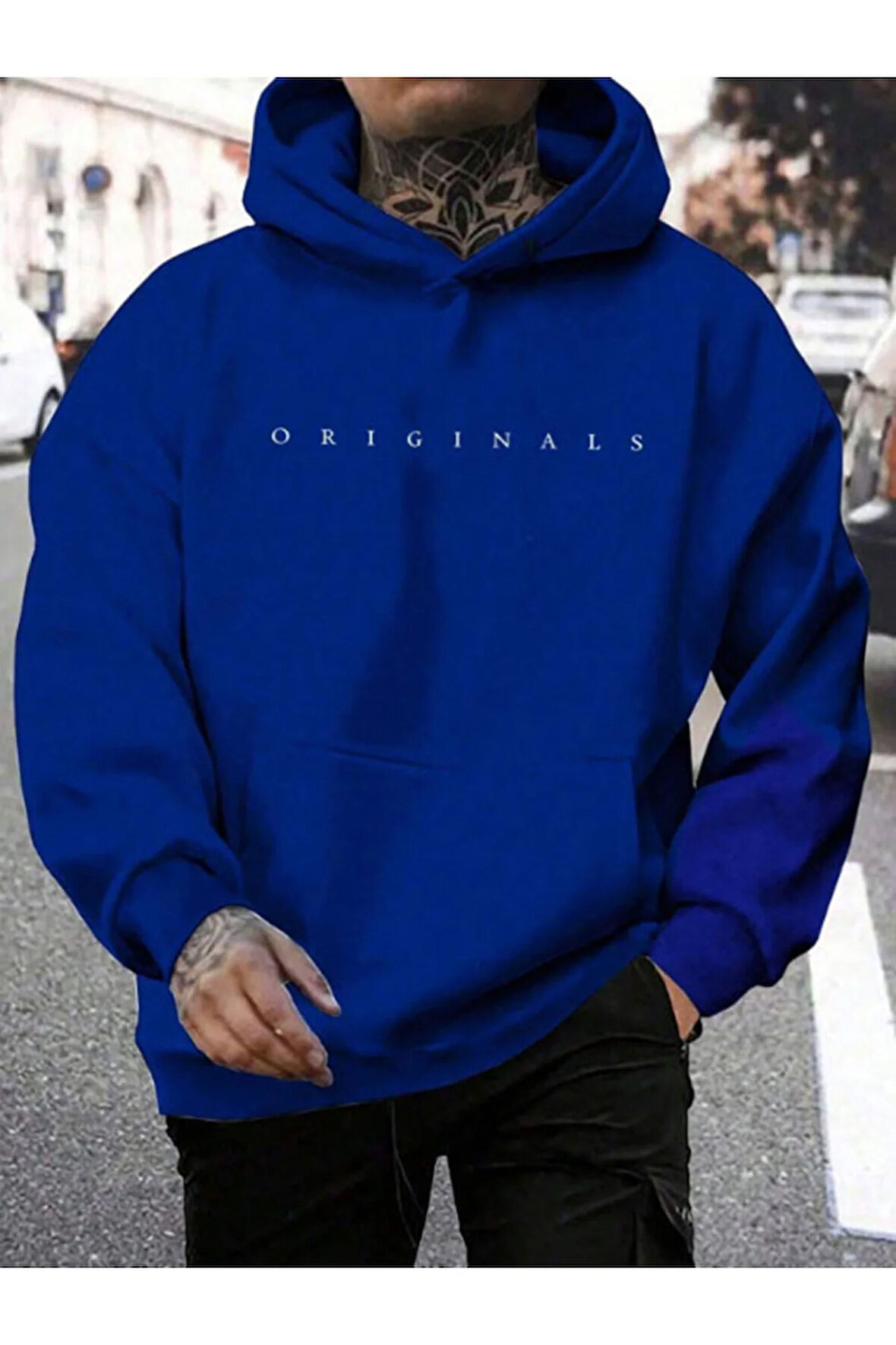 Originals Baskılı Kapüşonlu Sweatshirt